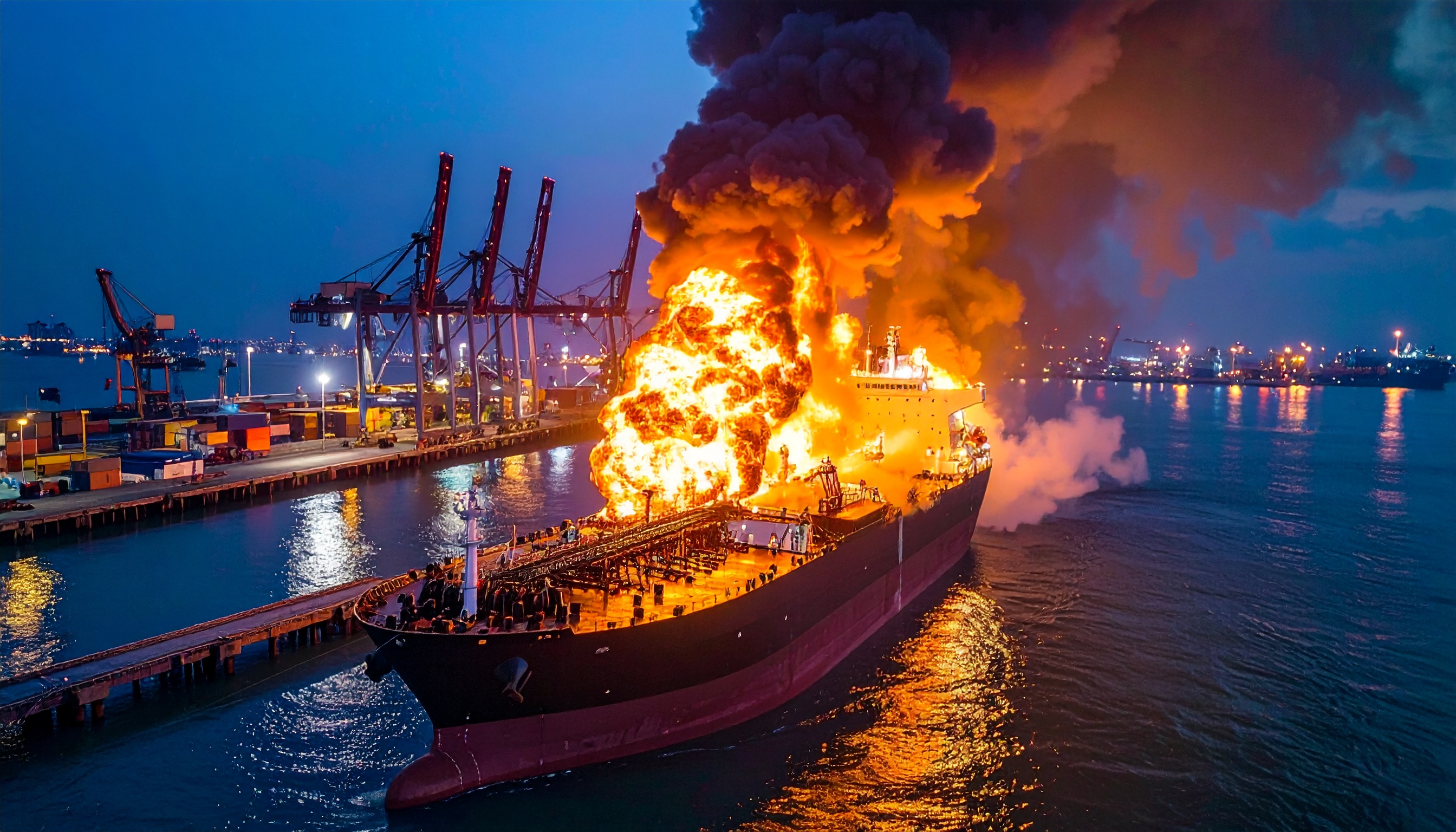 ウクライナ無人機がトゥアプセ港の主要石油ターミナルを損傷、出火