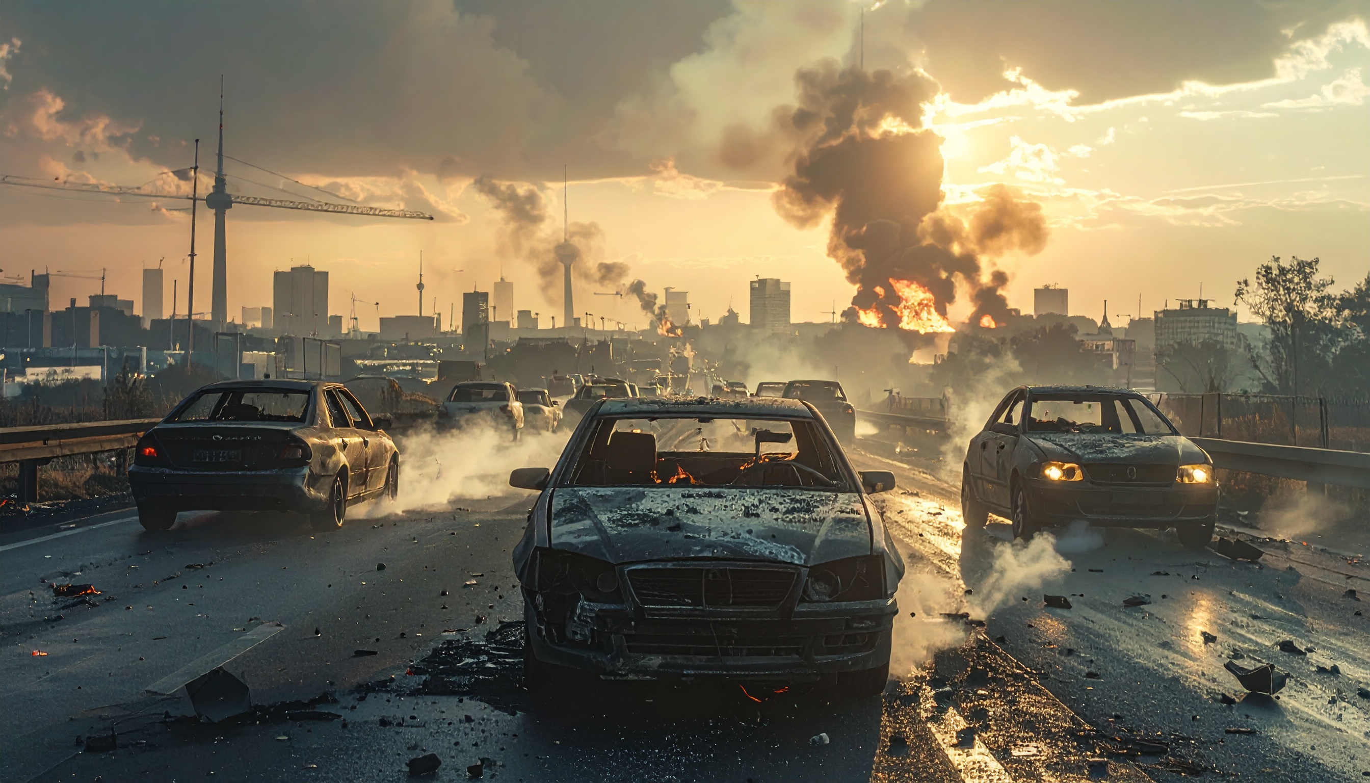 ハンブルクで車両が相次ぎ放火、AfD有力議員の車も被害で治安対応強化