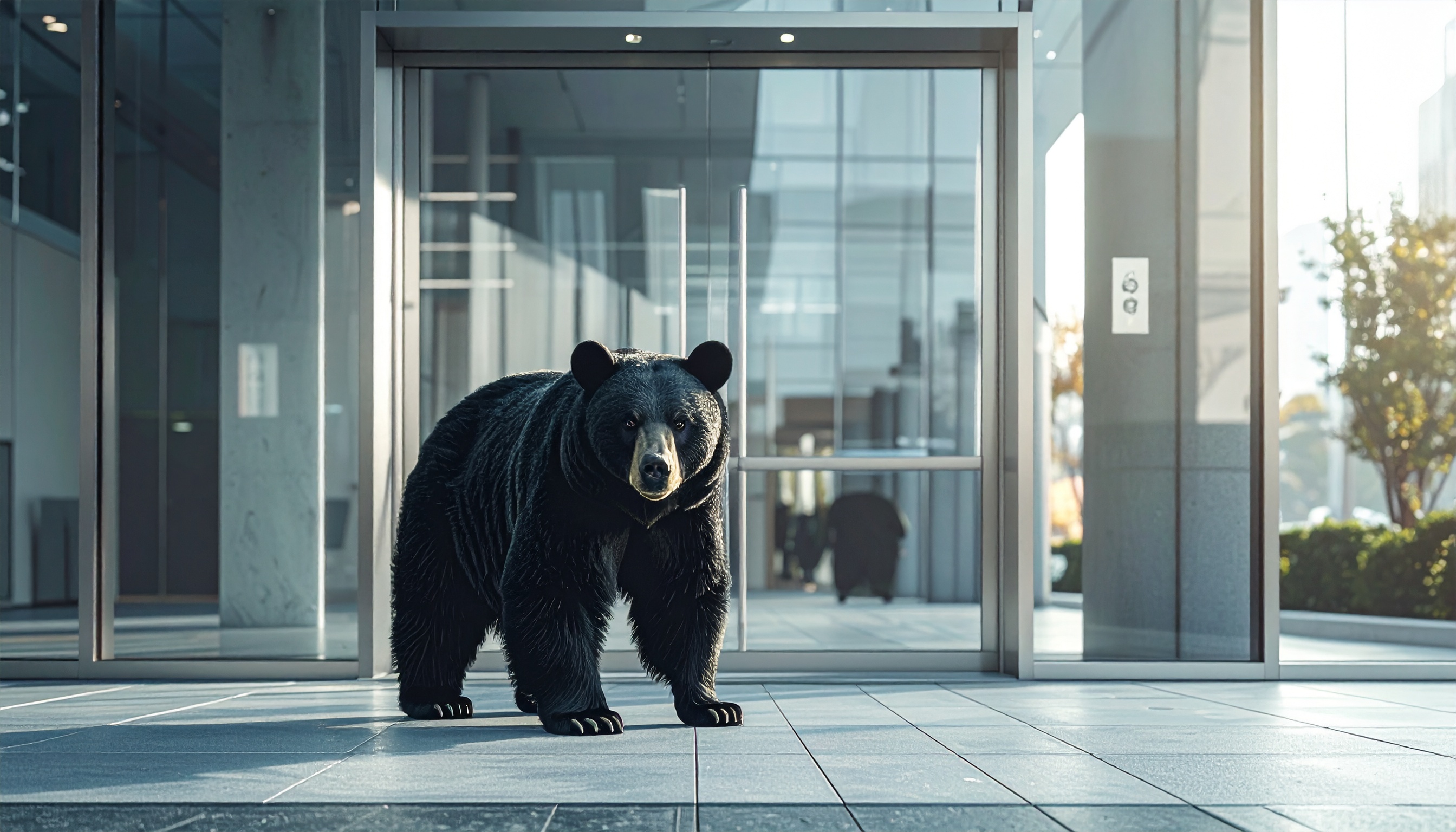 西目屋村役場にクマが侵入、ロビー到達もけが人なしで村が出入口運用を見直し