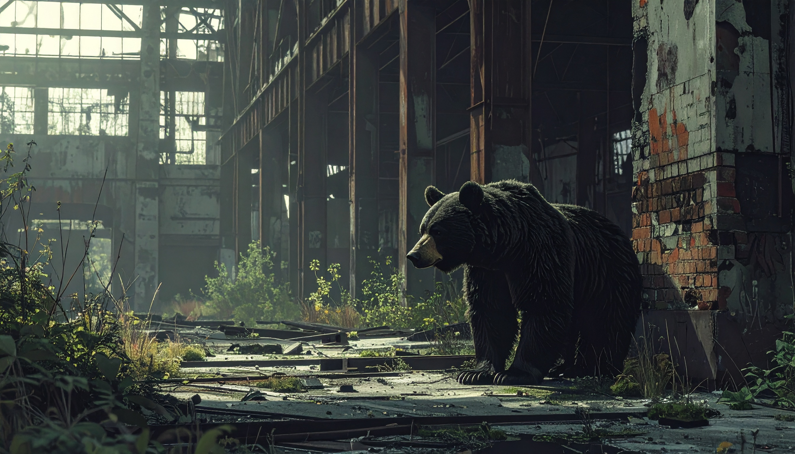 勝山市が工場敷地のクマを緊急銃猟で駆除、けが人確認なし