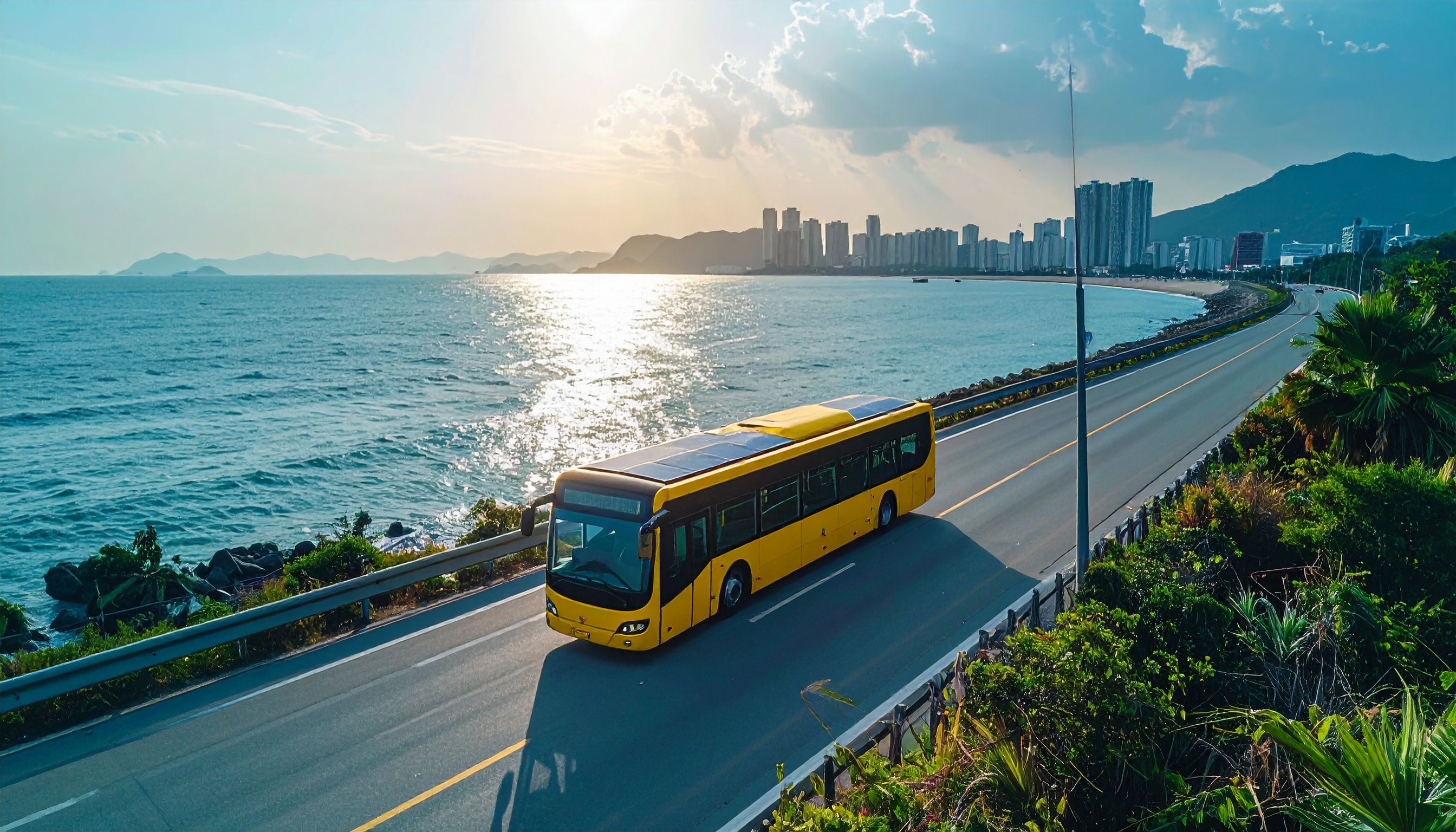 豊田通商・神奈川中央交通・PXP、屋根パネル搭載バスでエンジン負荷軽減を検証