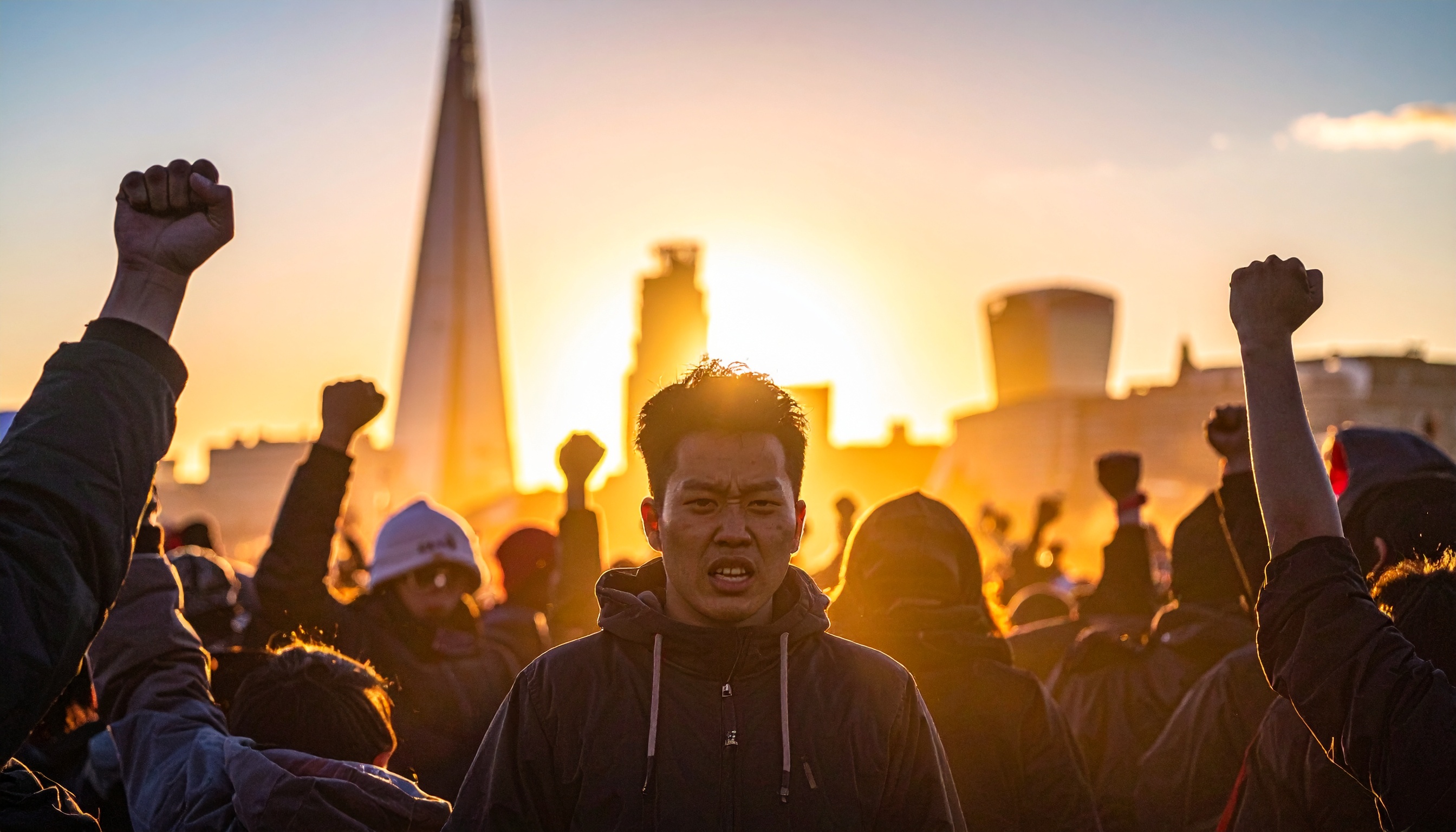 英国・ロンドン 中国大使館計画に香港移住者らが声上げる