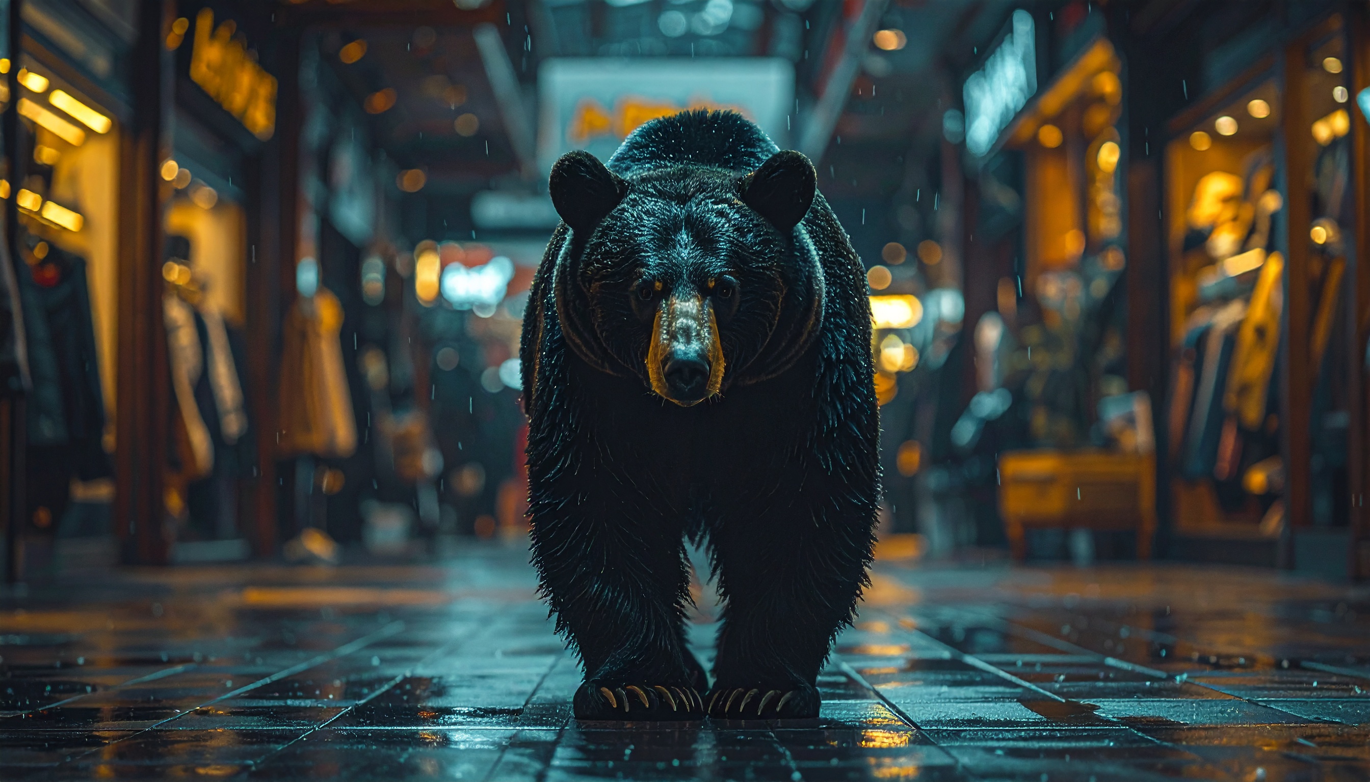 秋田県能代市イオン能代店にクマ侵入、店内一変し県職員が麻酔で駆除