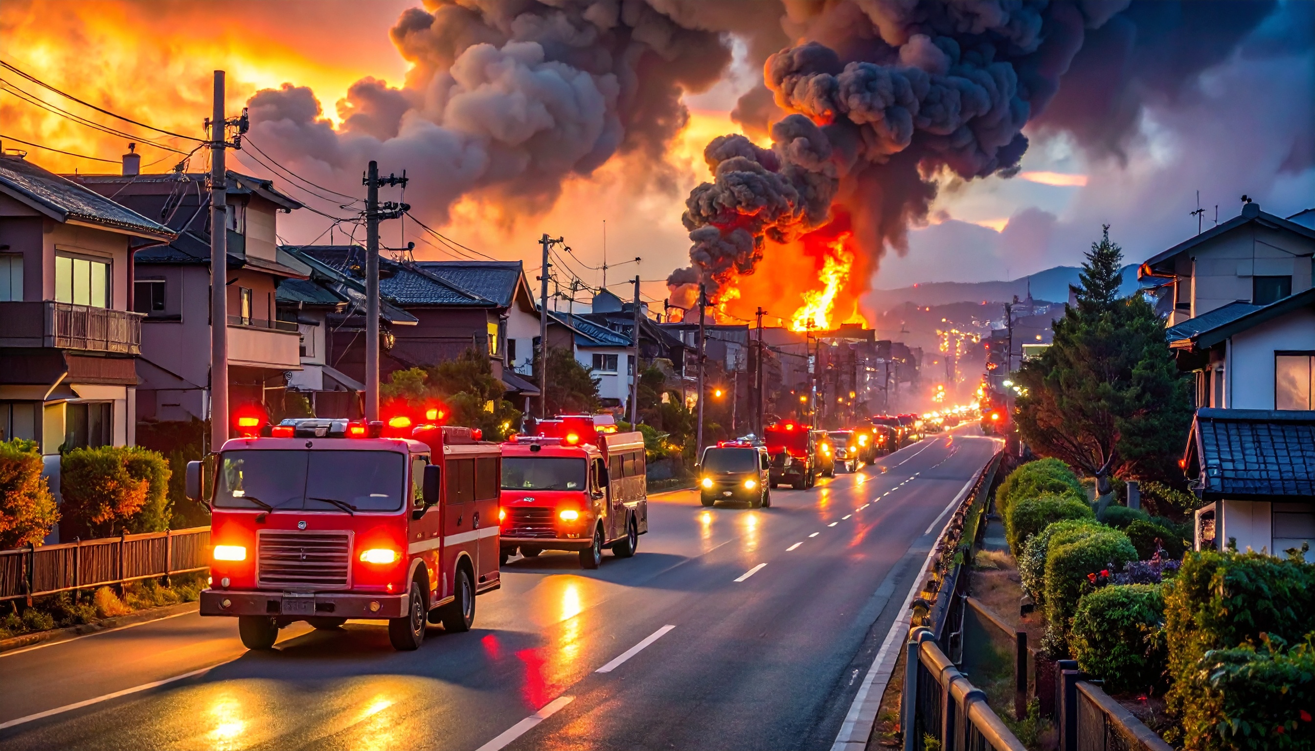 大分県大分市佐賀関で火災 住宅密集地で170棟超焼失、70代男性1人不明
