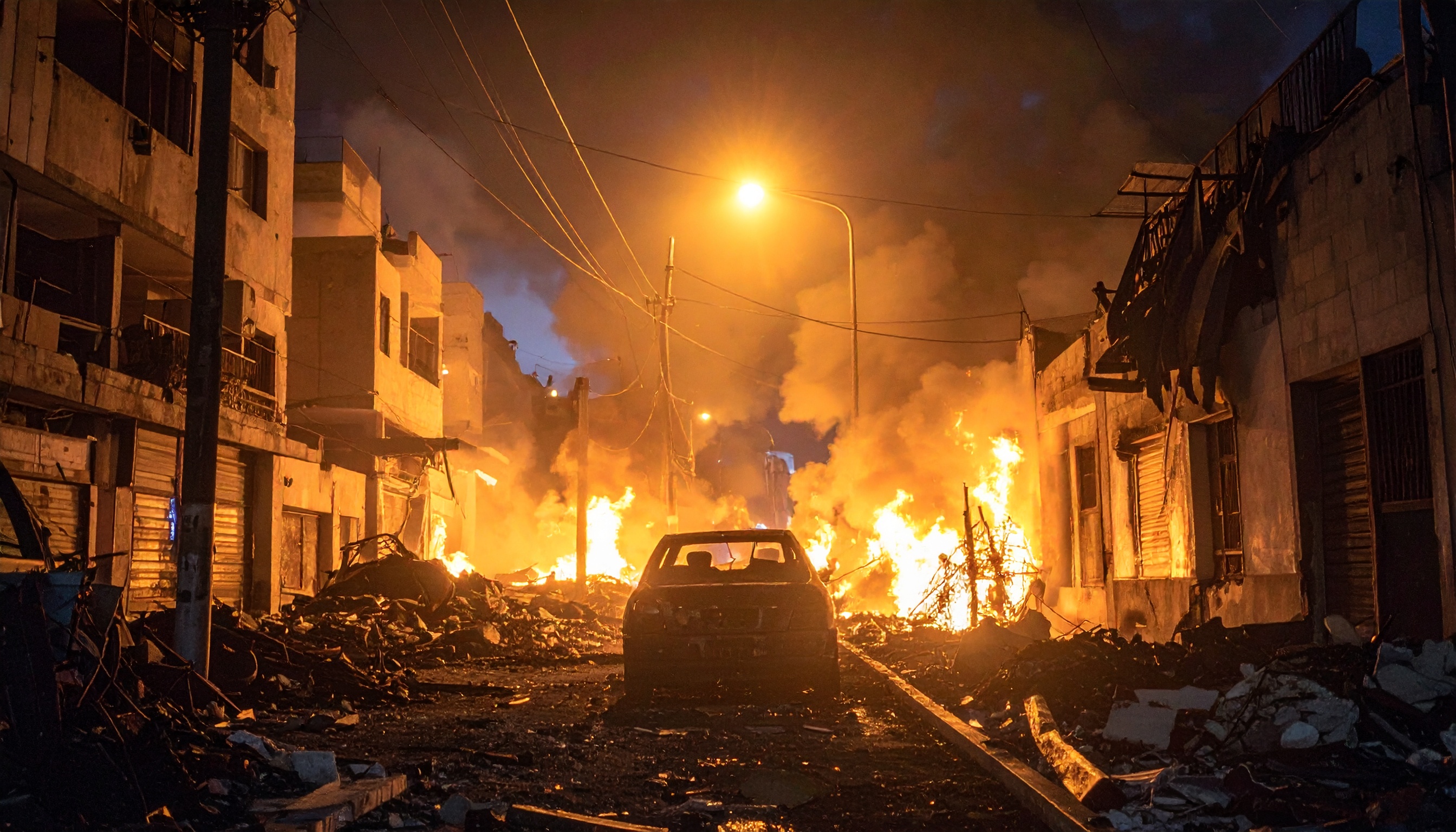 イスラエル軍がパレスチナ・ガザ市を空爆、民間人多数死亡