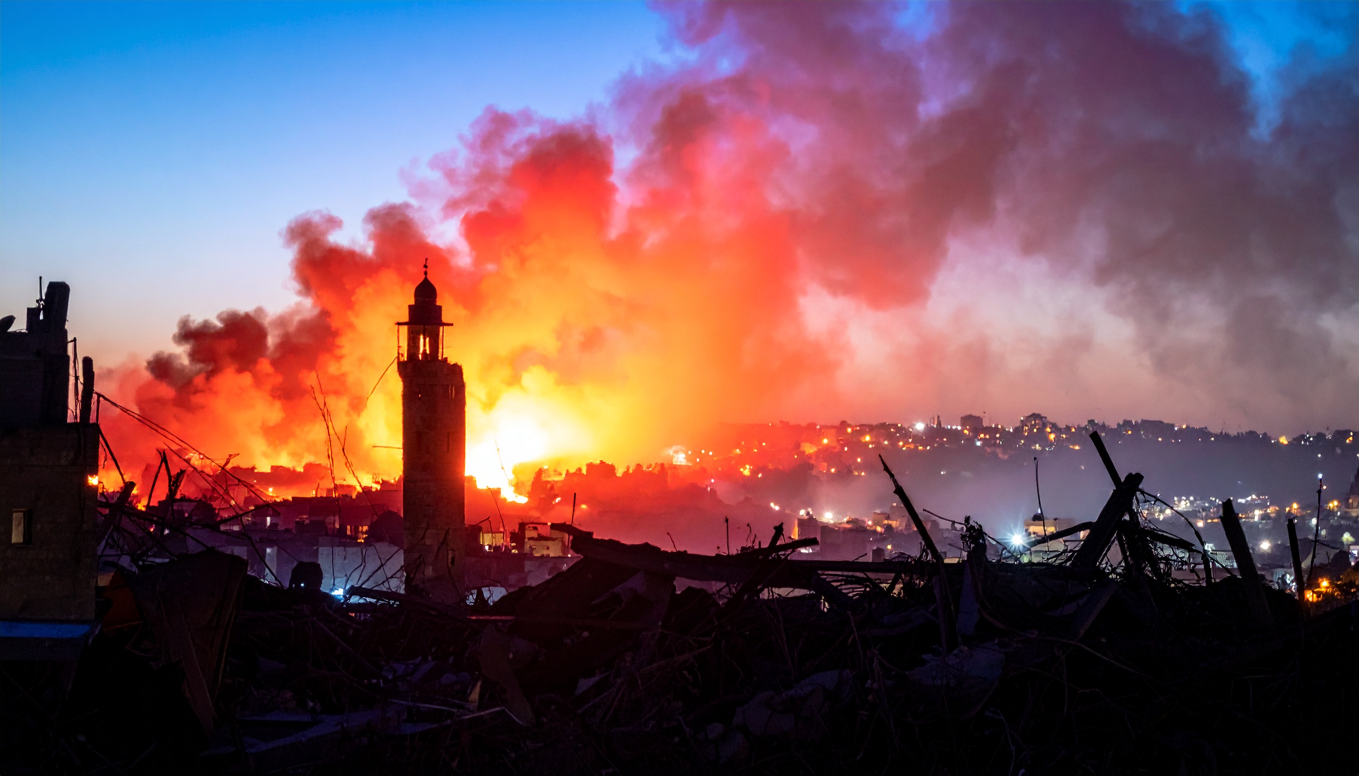 イスラエル軍がパレスチナ・ガザ中部を空爆、子ども含む住民20人死亡