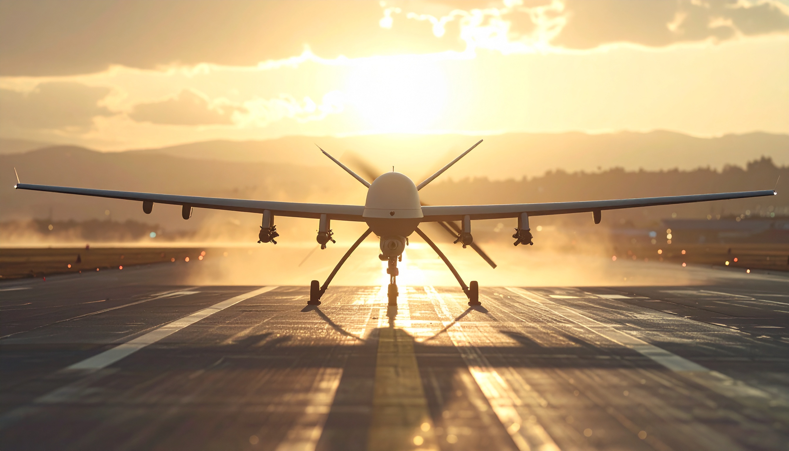 海上保安庁の無人機「シーガーディアン」北九州空港で着陸後に損傷、人的被害なし