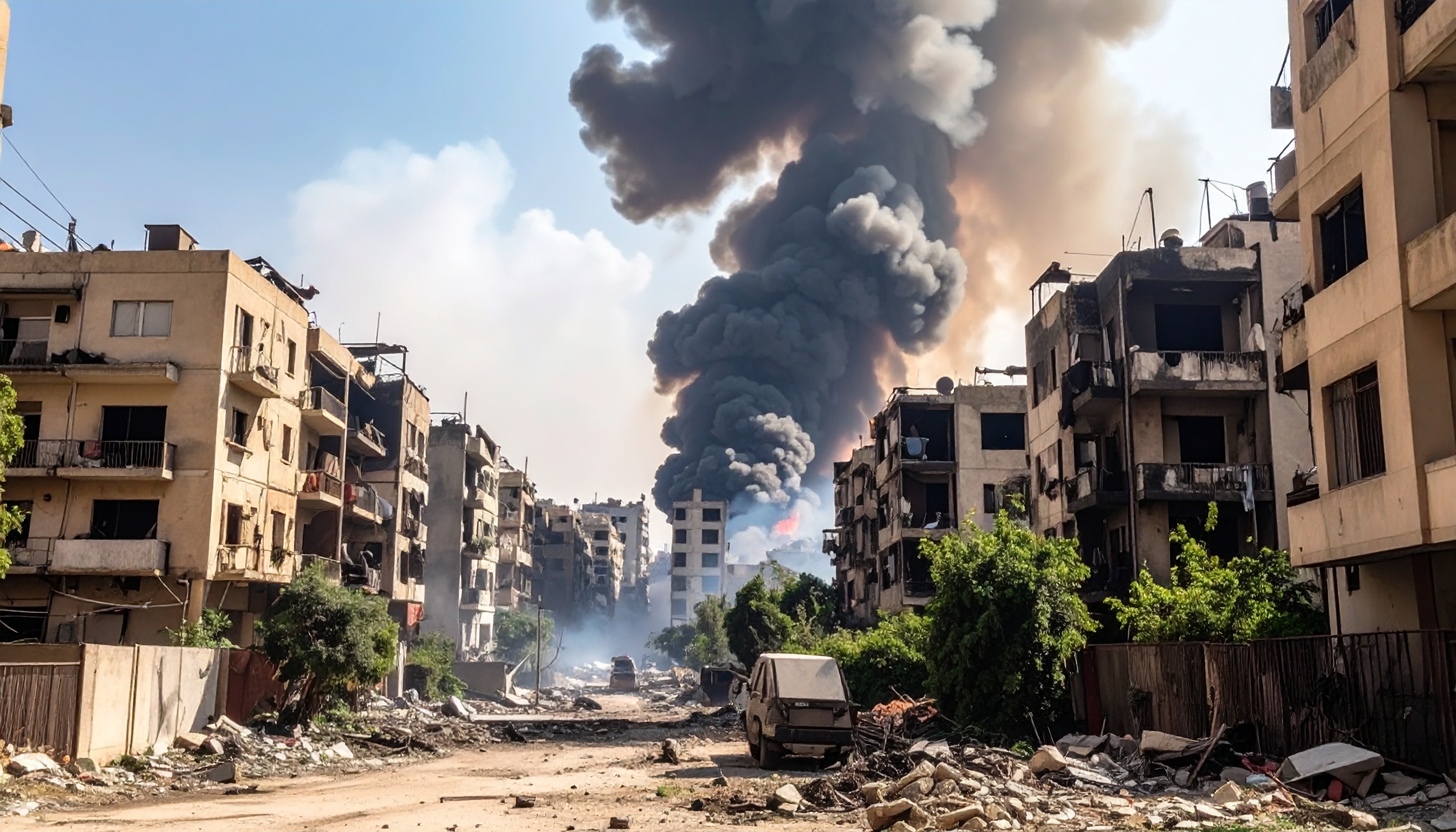 イスラエル軍、レバノン・ベイルート空爆 ヒズボラ参謀総長ハイサム・タバタバイ殺害