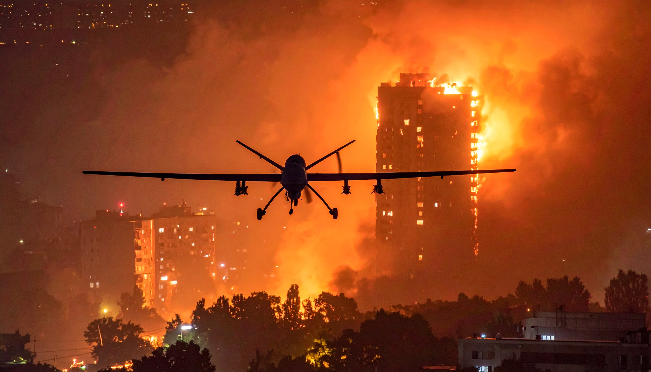 ロシア軍の無人機攻撃 ウクライナ・キーウ州ビシュホロドで1人死亡、11人負傷