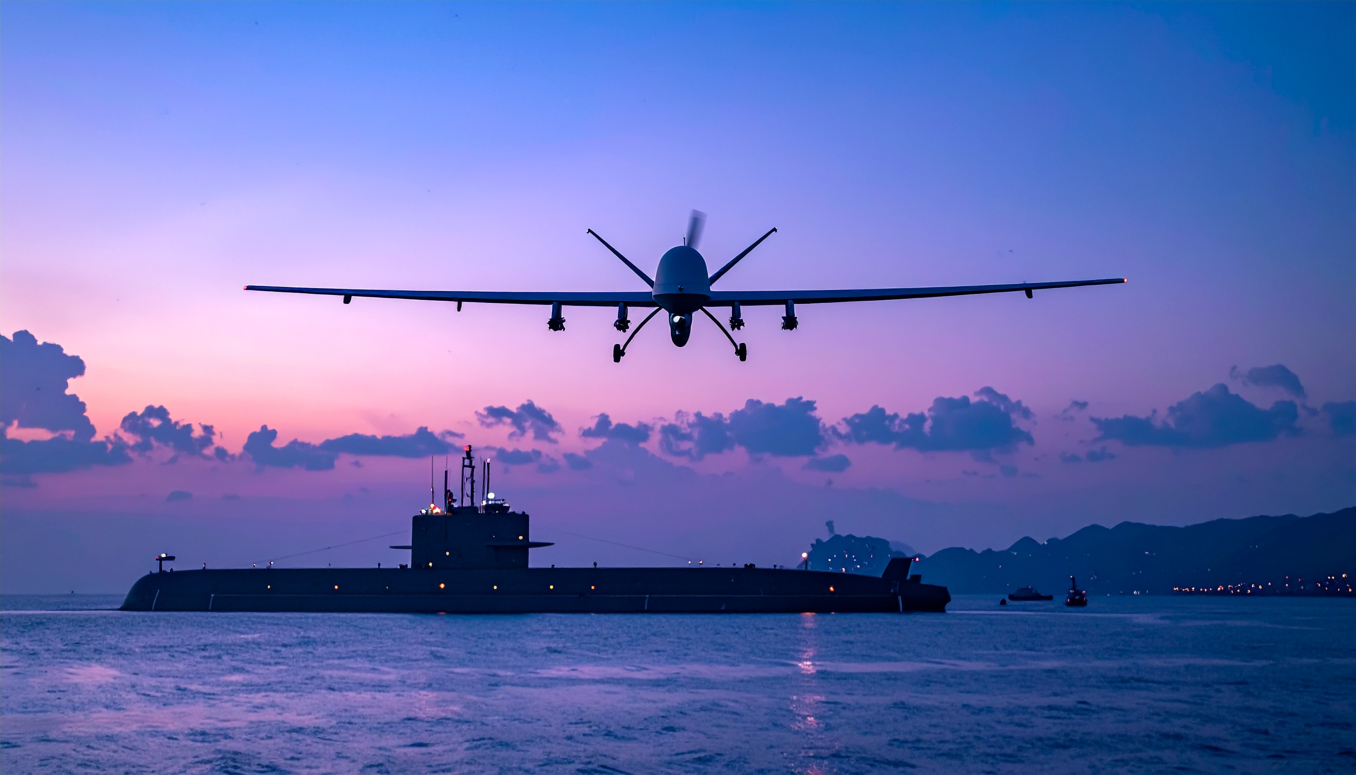 フランス・ブルターニュ イール・ロング基地 無人機を電子妨害で迎撃