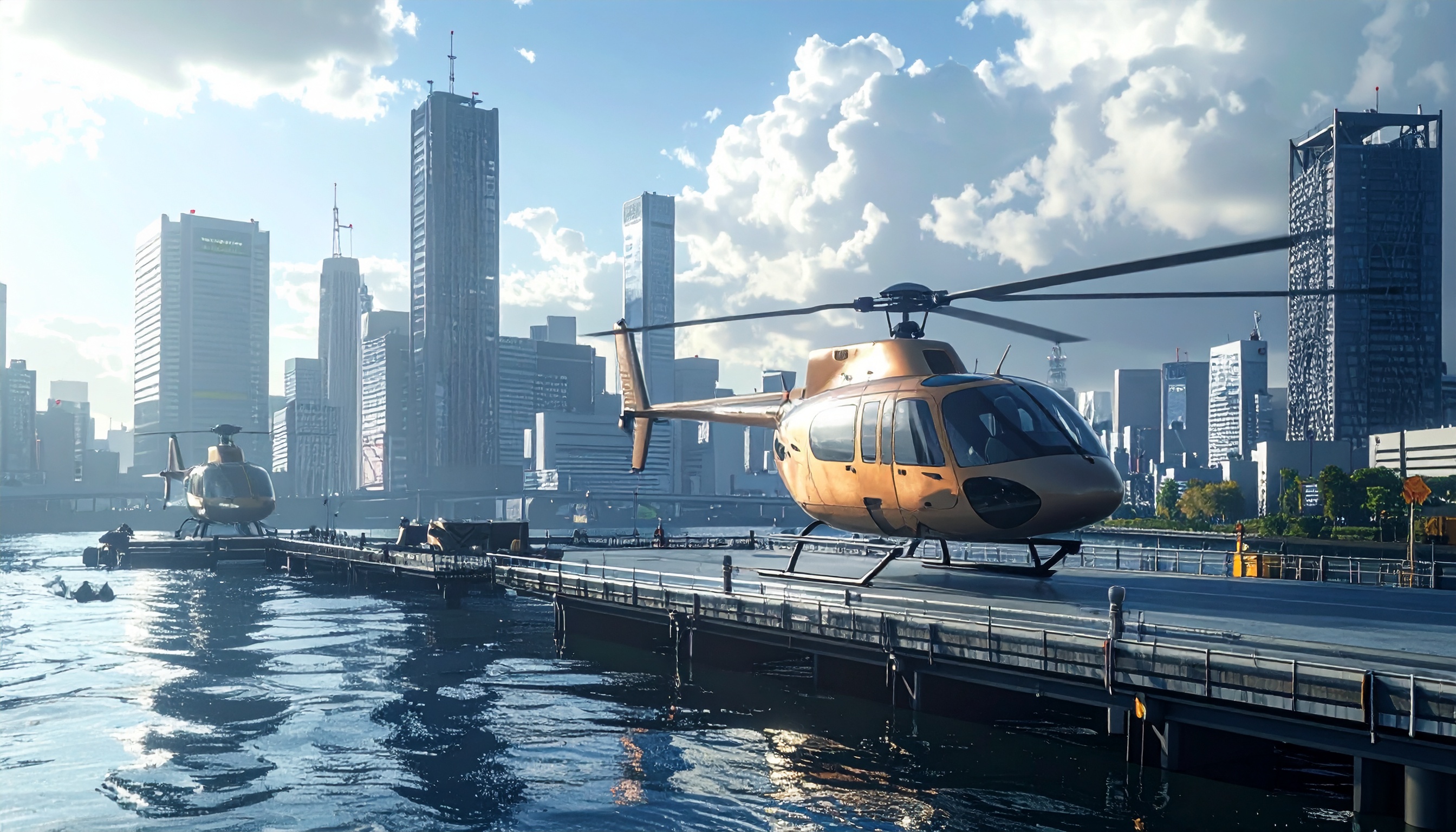 東京都、江東区海の森で空飛ぶクルマ水上実験 浮体ポートで成立性確認