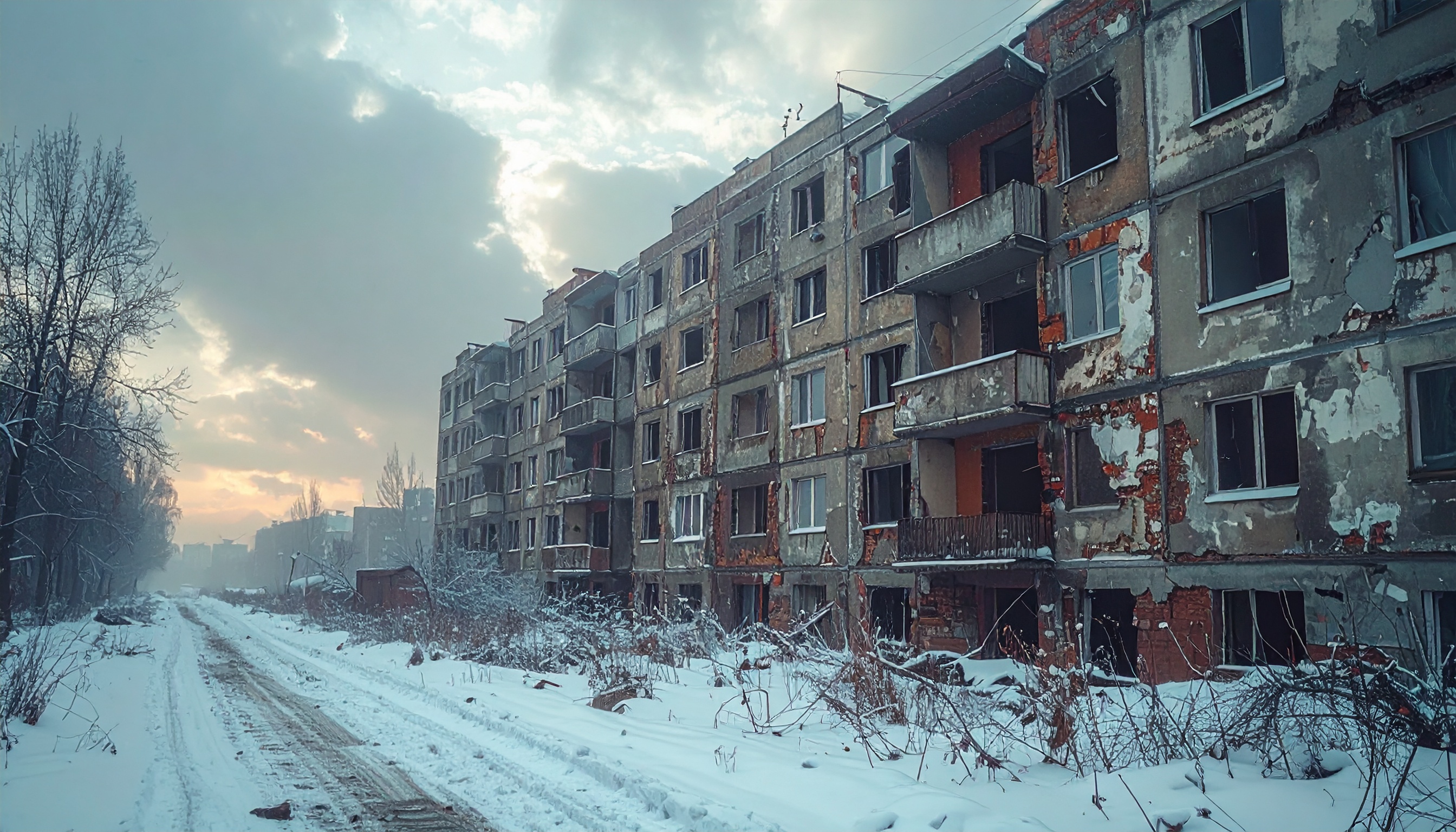 ウクライナ・ハルキウで集合住宅にミサイル被害 死者2人、約25人負傷