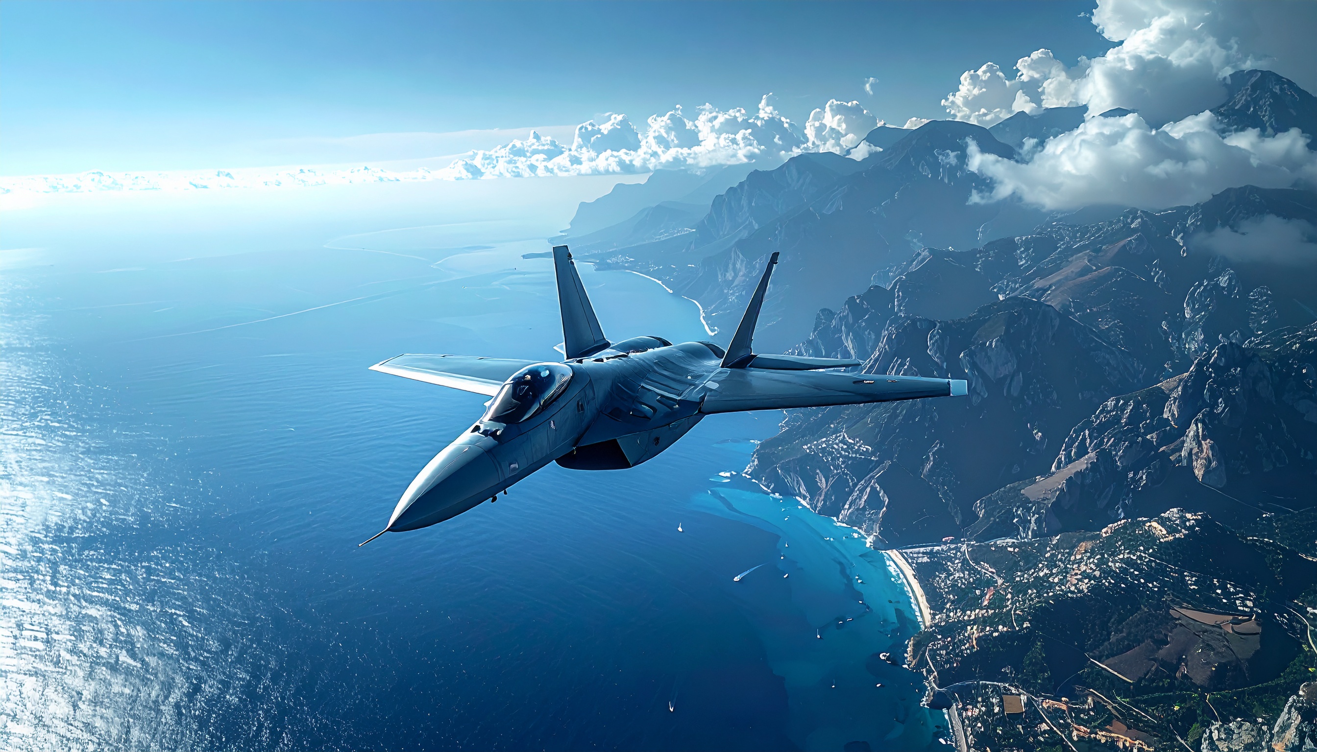 中国H6など8機が沖縄県本島―宮古島間を南下、F15がスクランブルで領空侵犯なし