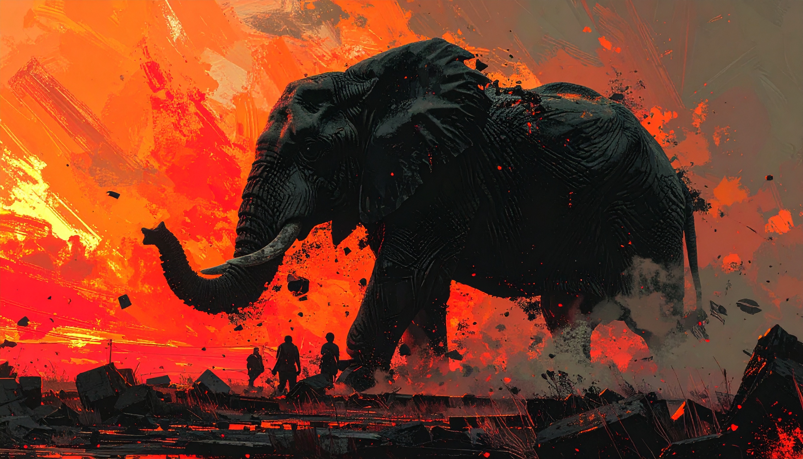 インド・ジャルカンド州西シンブム地区 同一ゾウが人家に侵入、連続襲撃で死者19人