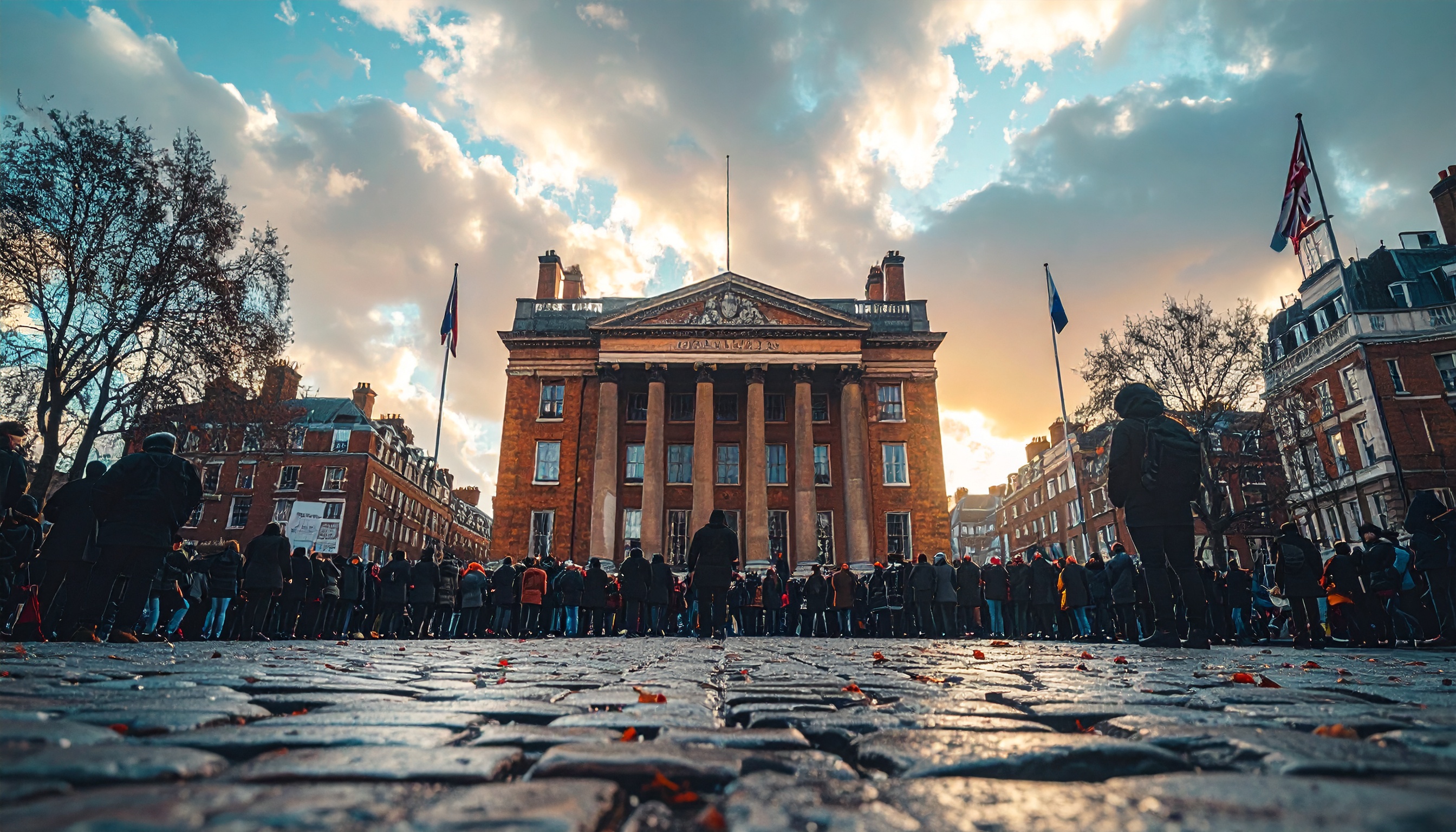 英・ロンドンで中国の在英『メガ大使館』新設に抗議 許可判断前に治安懸念