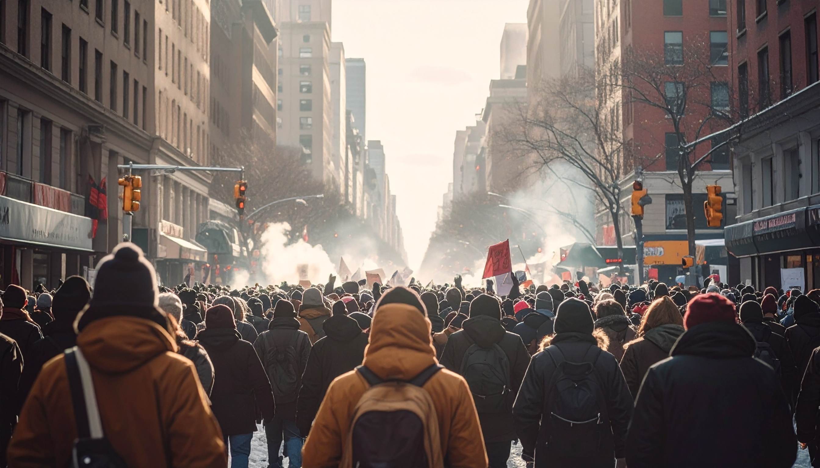 トランプ米大統領の就任1年で労働者や学生が一斉抗議 移民政策と執行権見直し要求