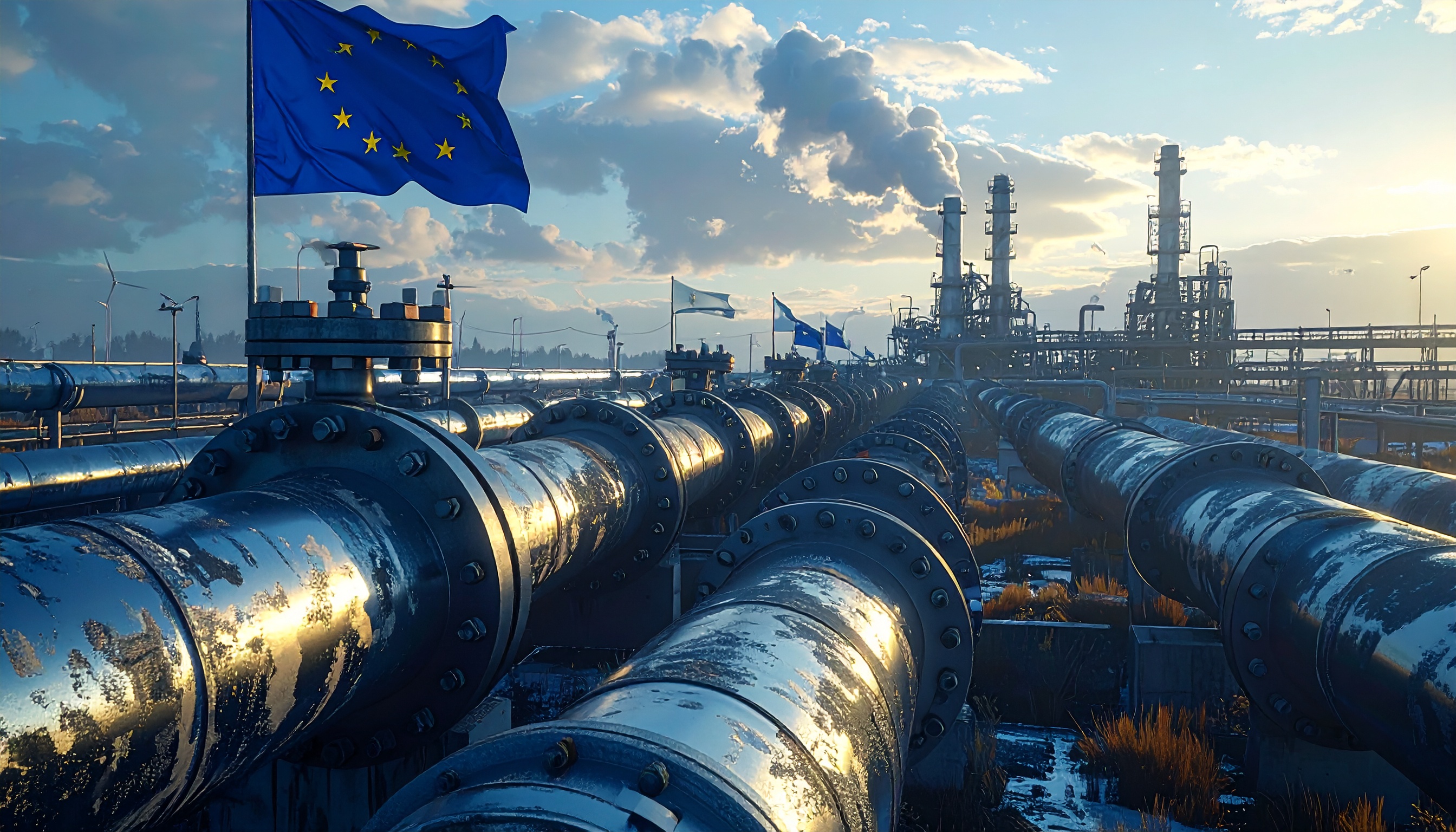 EU、ロシア産ガス輸入を段階的に禁止 2027年秋までに全面停止