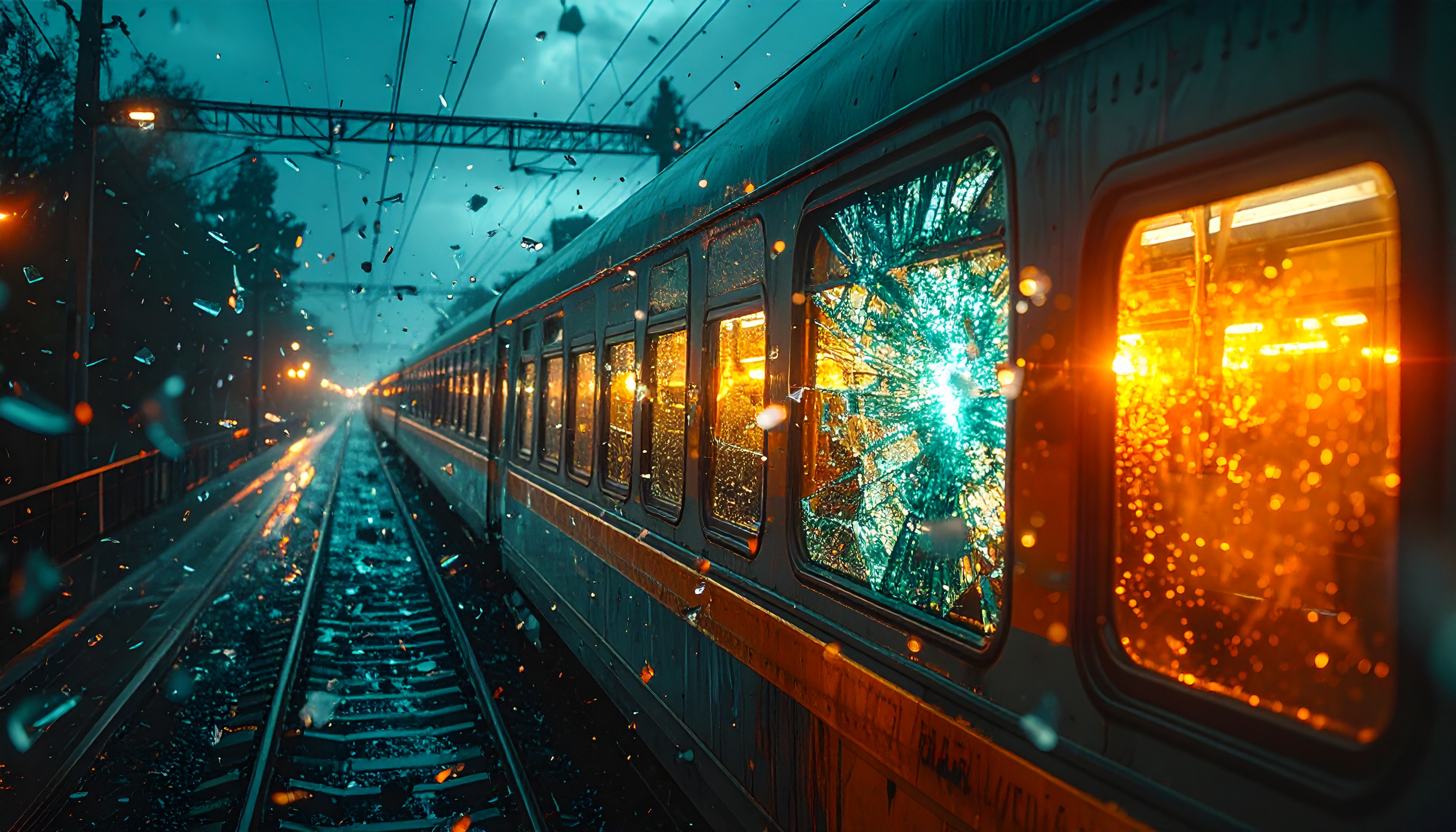 ロシア軍のドローン攻撃がウクライナ東部ハルキウ州の旅客列車を直撃、5人死亡