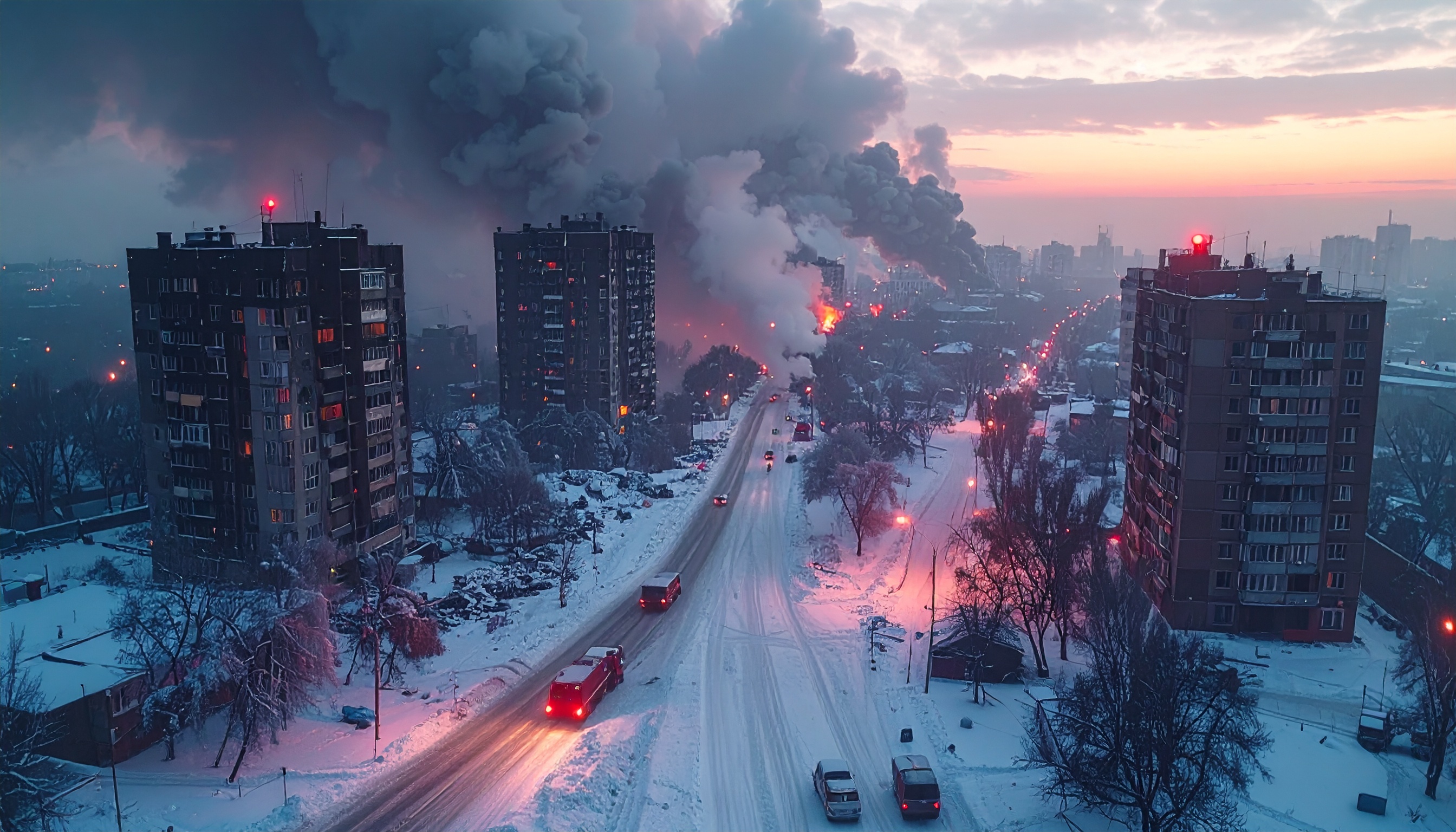 ロシア軍がウクライナ・キーウを弾道ミサイル攻撃 民間施設に被害