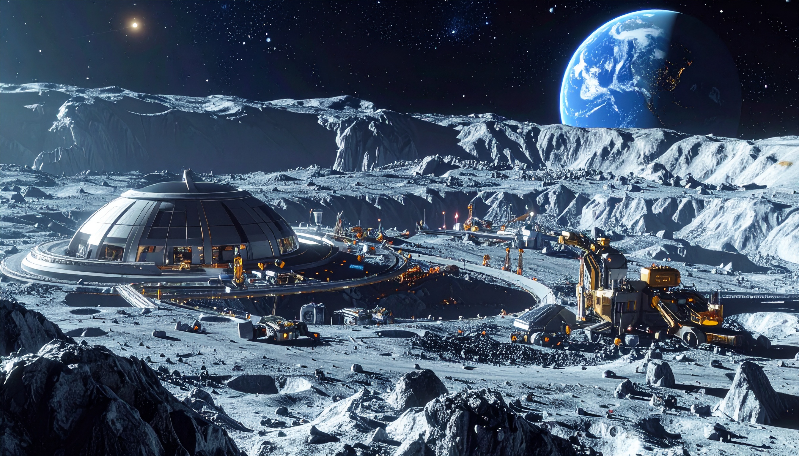 SpaceX創業者イーロン・マスク氏、月に自力で広がる都市を提案