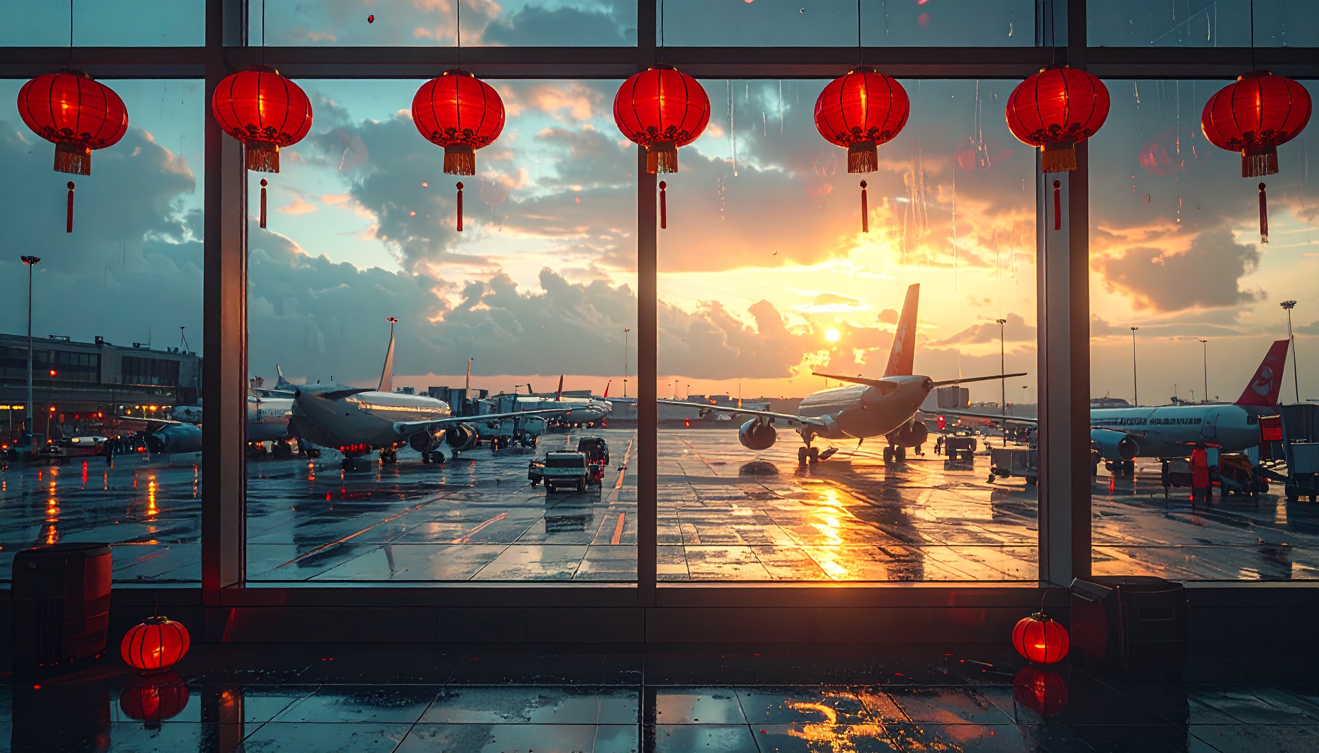 日本―中国路線 春節初週で便数半減 1292便減 減少率49.2%