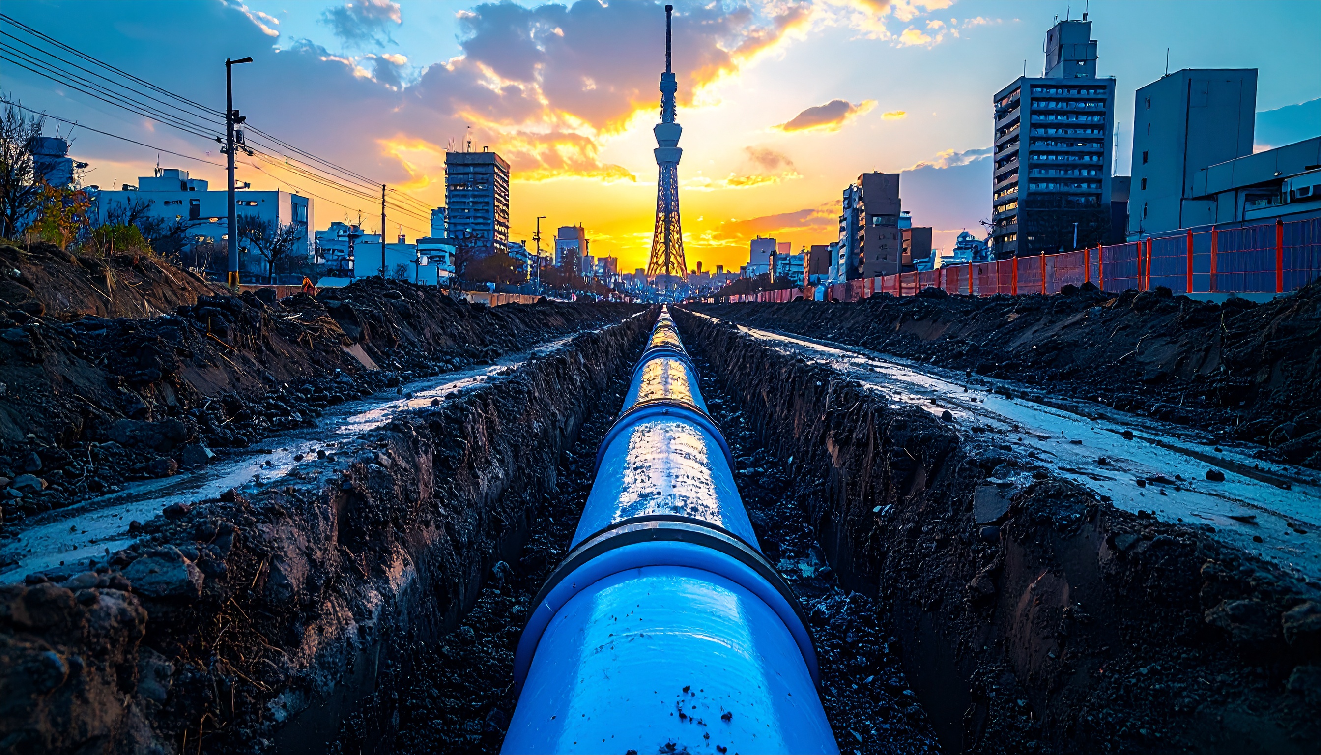 大阪市水道局 鋳鉄管を2035年度まで全替えへ、年間更新距離を拡大