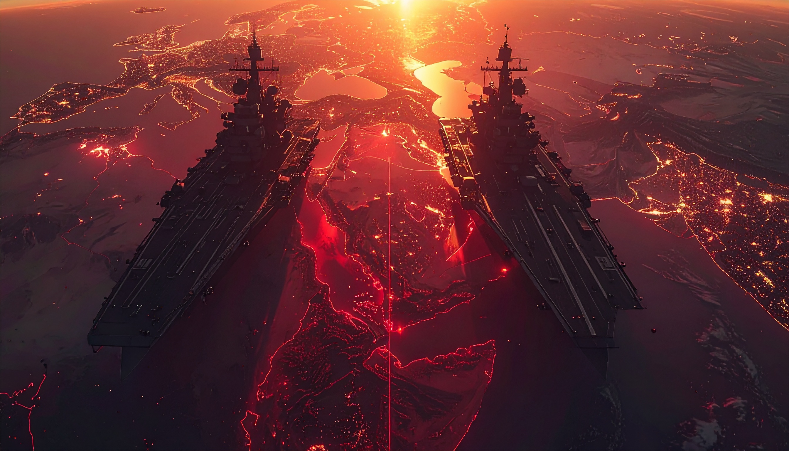 原子力空母ジェラルド・R・フォード カリブ海から中東へ移動、空母2隻体制に