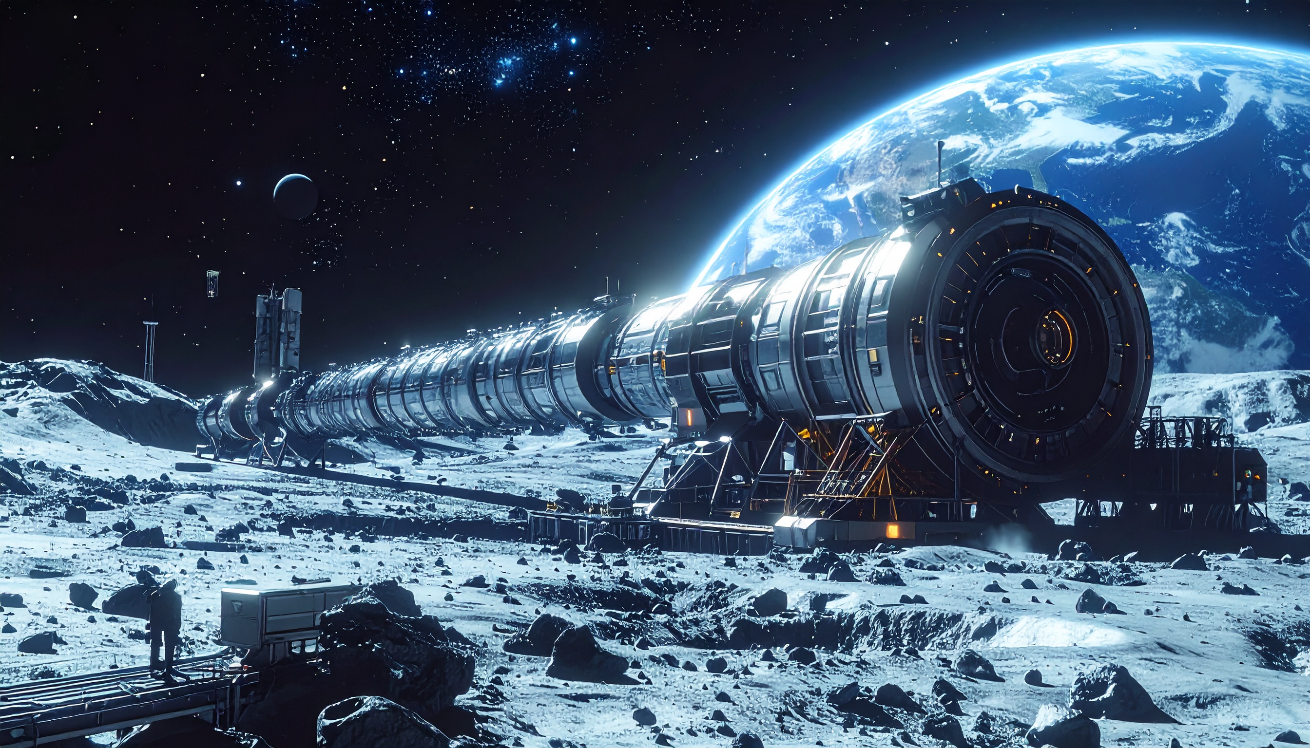 米実業家イーロン・マスク氏周辺、月面でAI衛星製造拠点案を協議