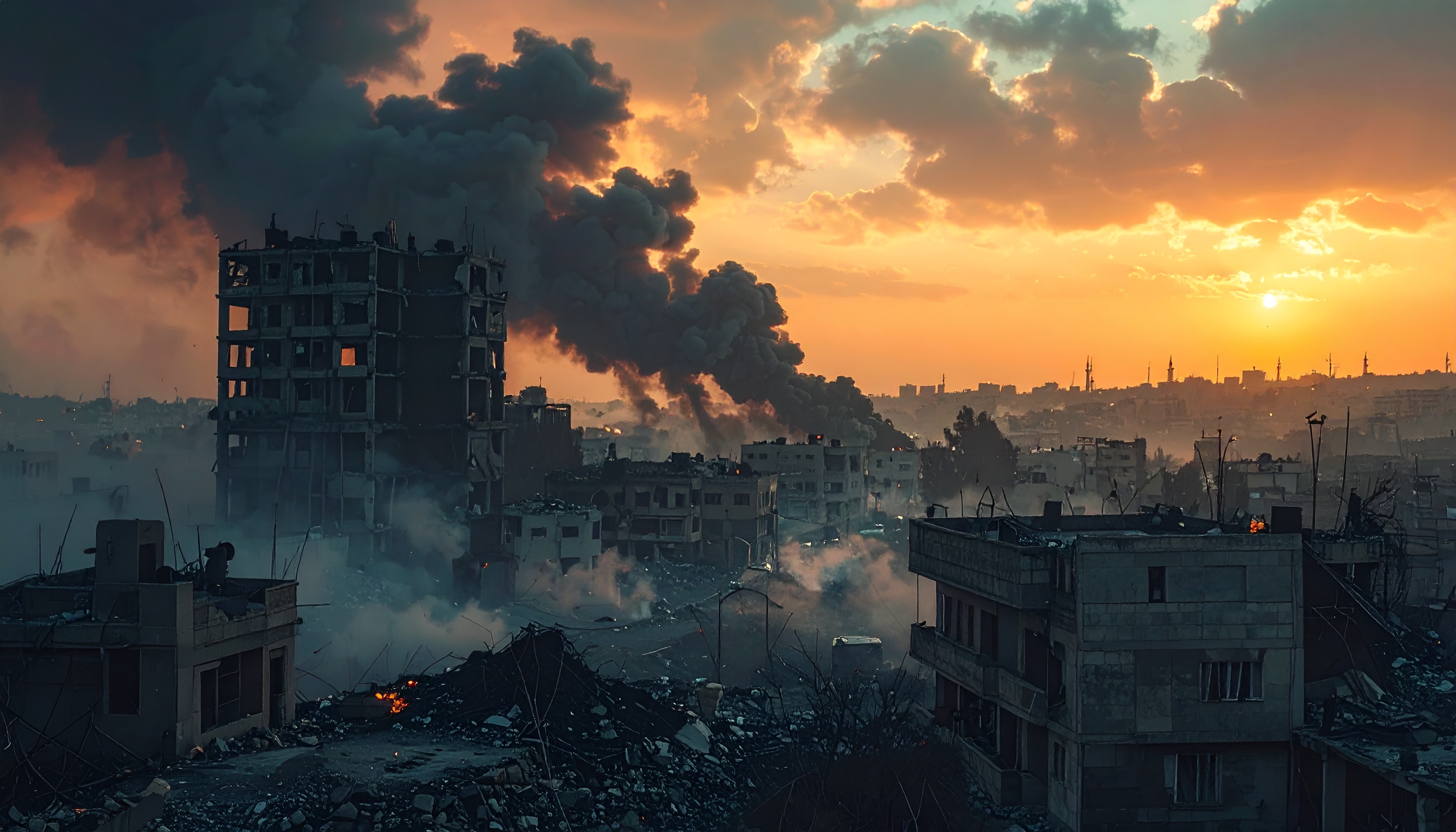 イスラエル軍がパレスチナ自治区ガザの広い範囲を空爆、停戦下で11人死亡