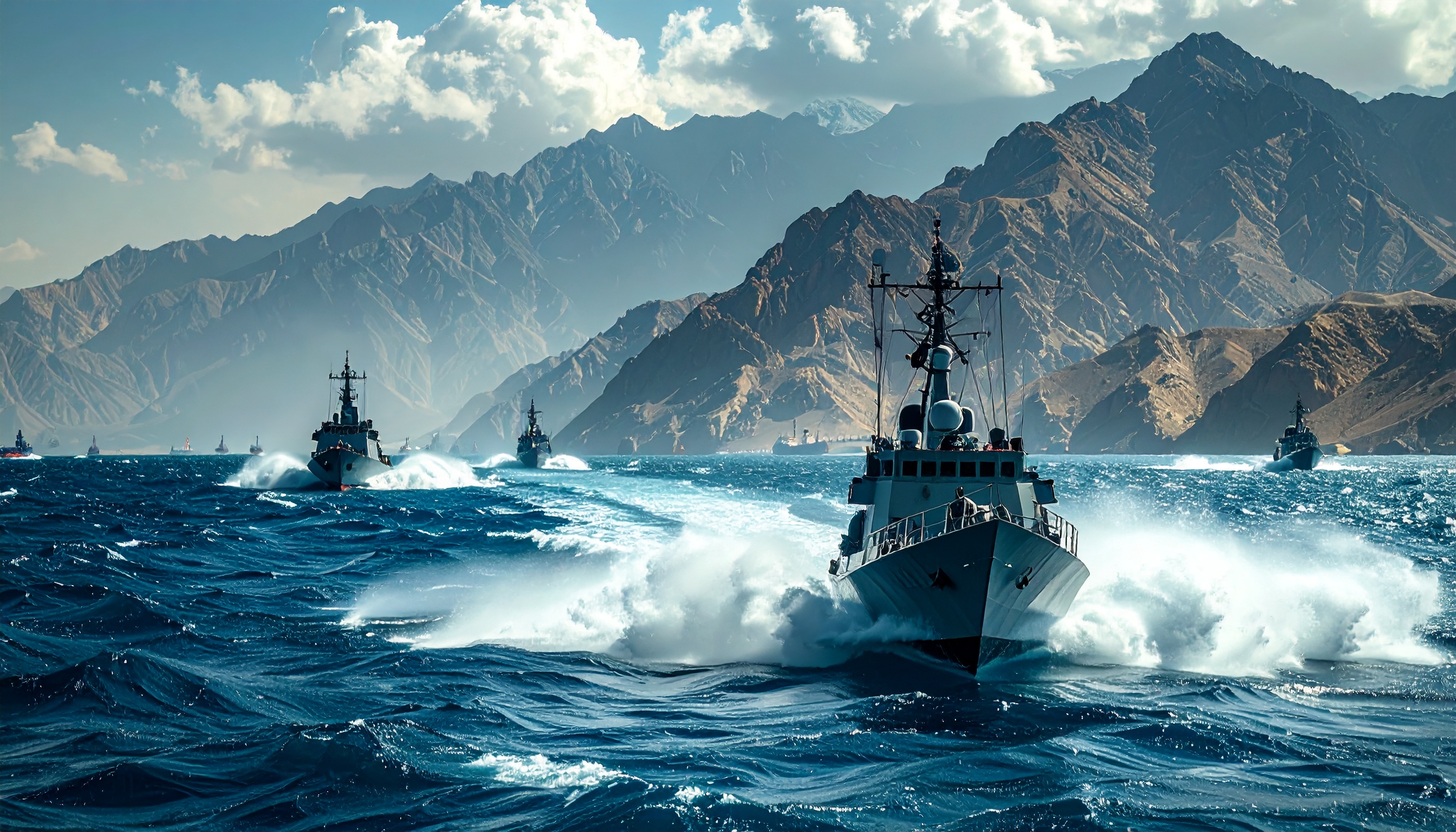 イラン革命防衛隊（IRGC）、米国との核協議前にホルムズ海峡で軍事演習