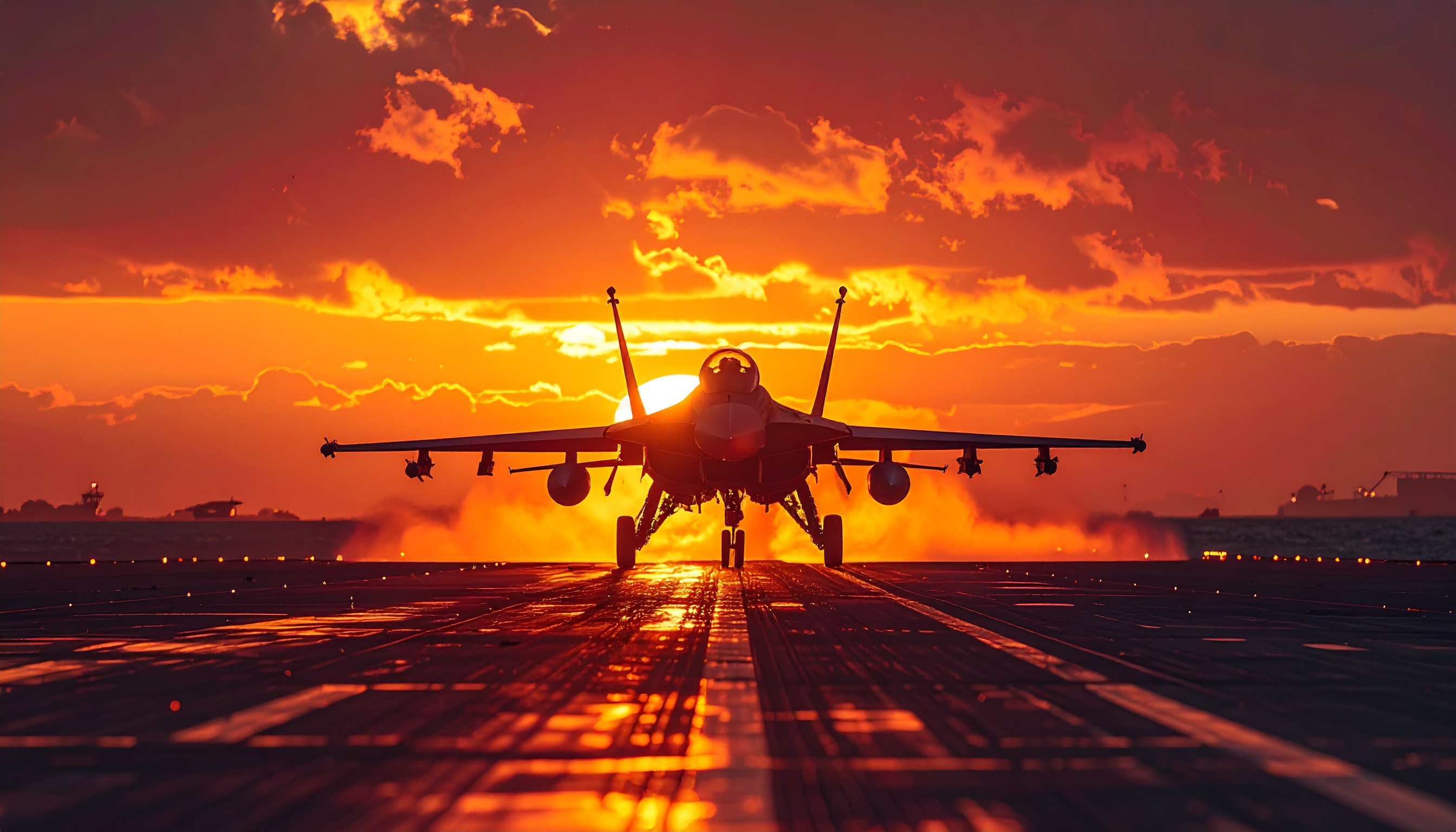 米軍 中東周辺海域に空母2隻など大規模展開、攻撃選択肢を保持