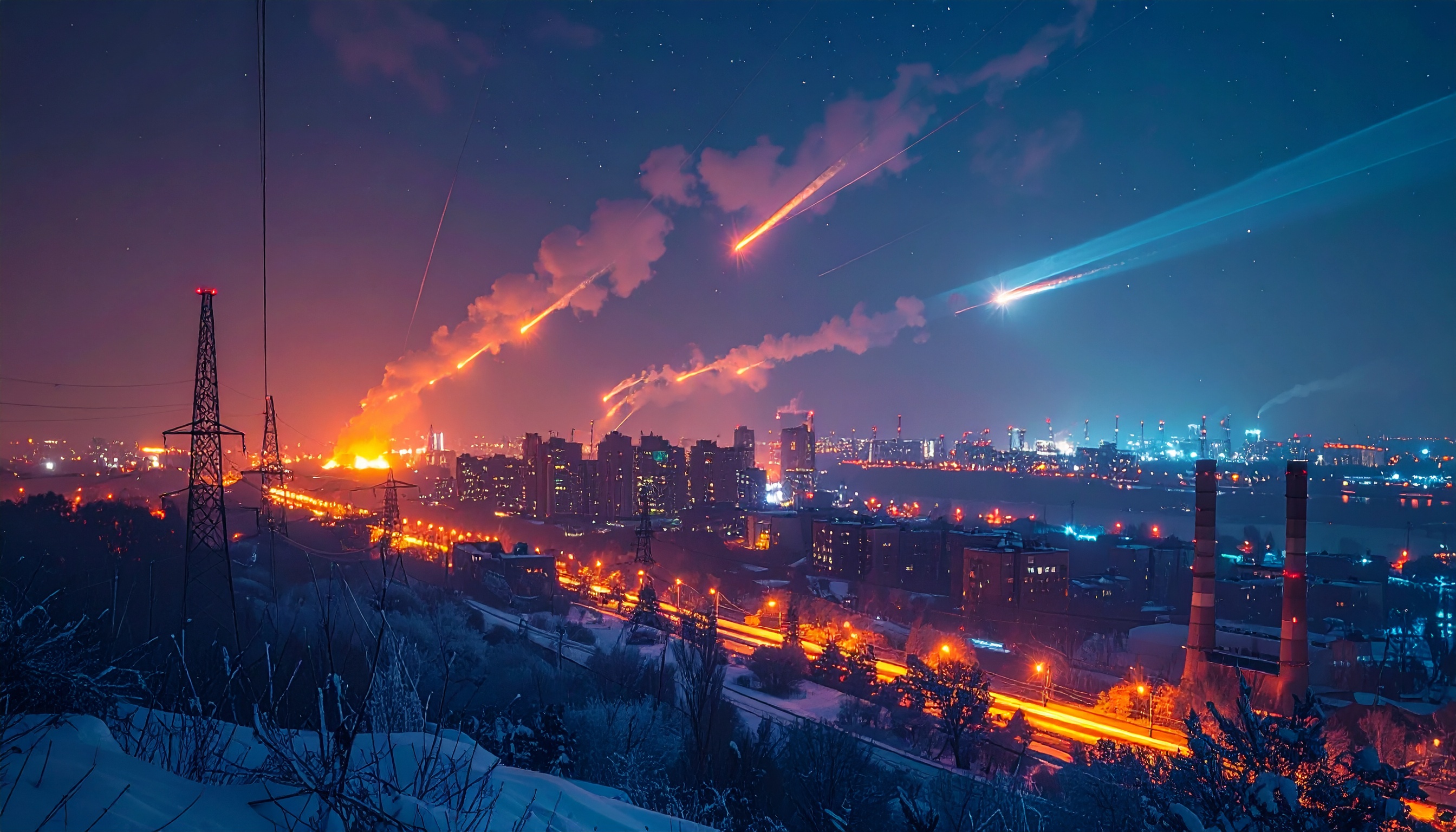 侵攻開始4年目前 ウクライナ各地で電力と鉄道を狙う攻撃