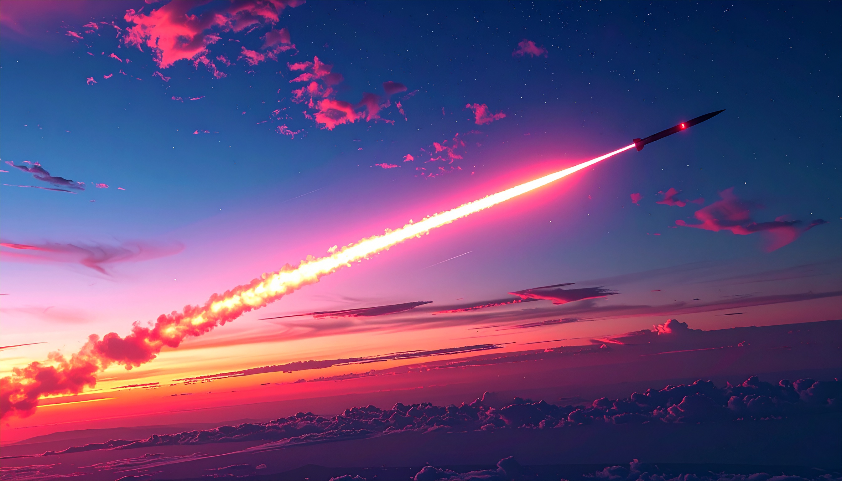 米・イスラエルのイラン領内攻撃直後、イランがイスラエルへミサイル発射し迎撃始まる