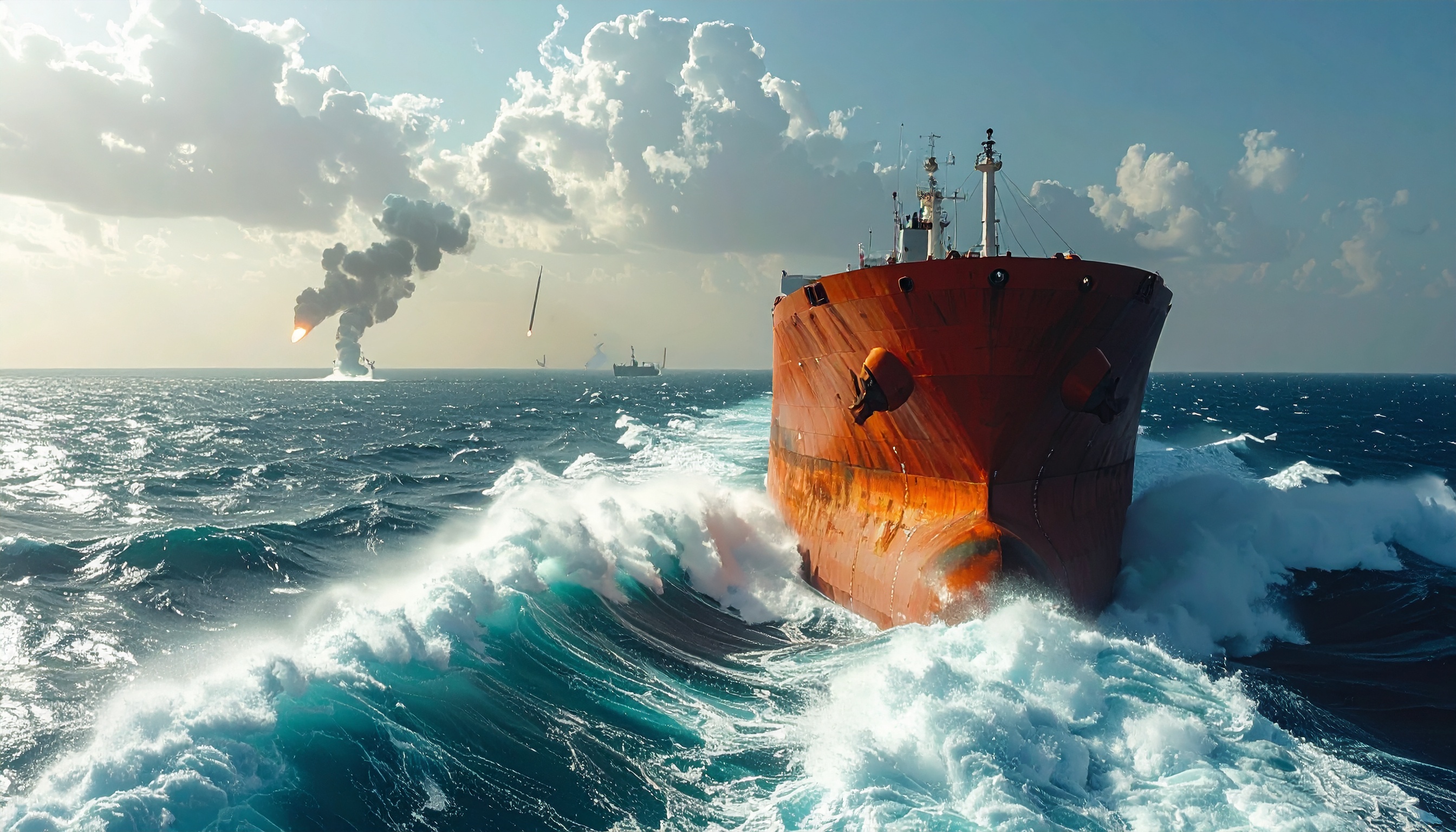 イラン国営テレビ、ホルムズ海峡で米英関係タンカー3隻攻撃と発表、裏付け不明