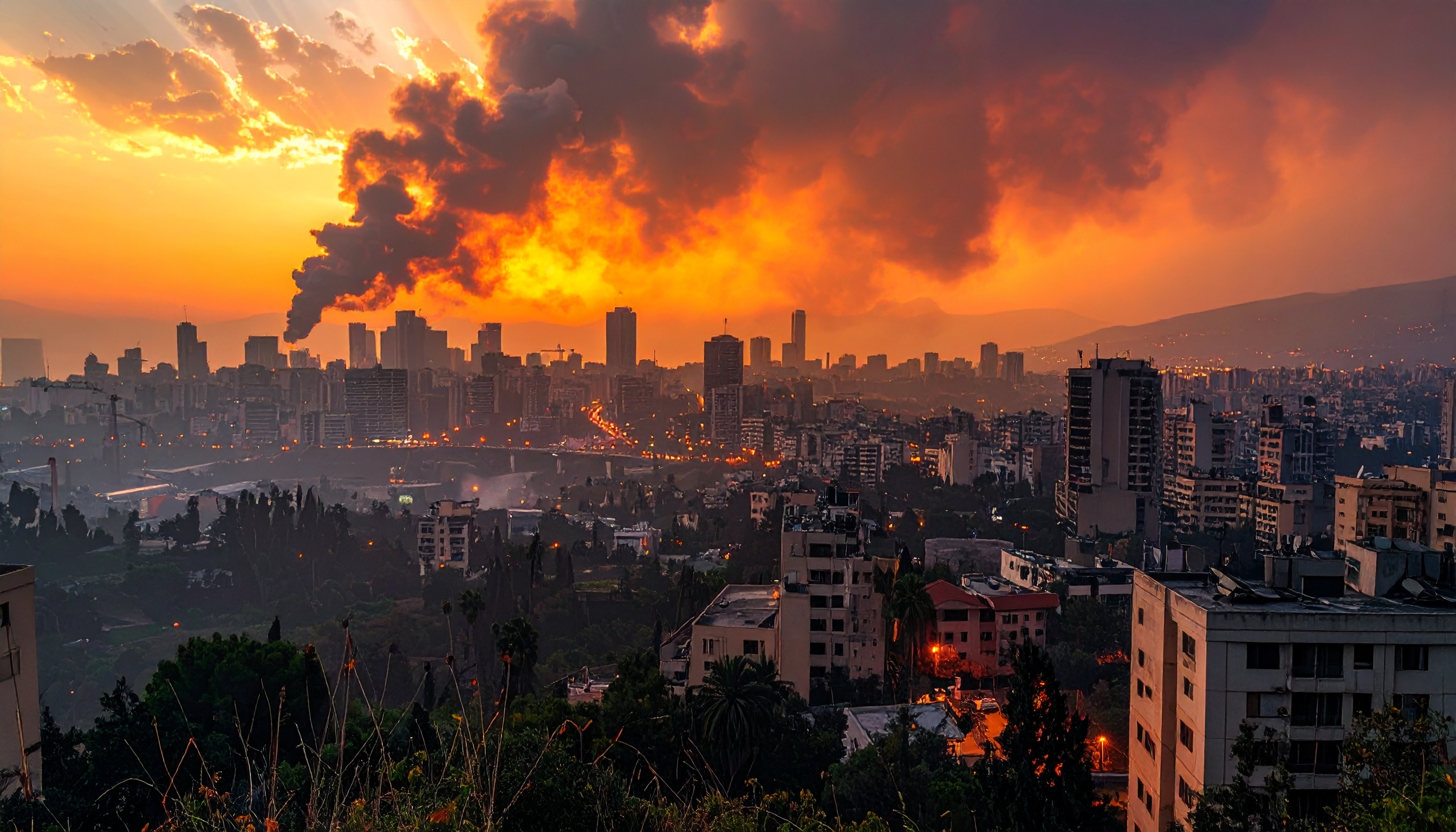 イスラエル軍が軍事作戦開始 レバノン・ベイルート周辺で戦闘激化
