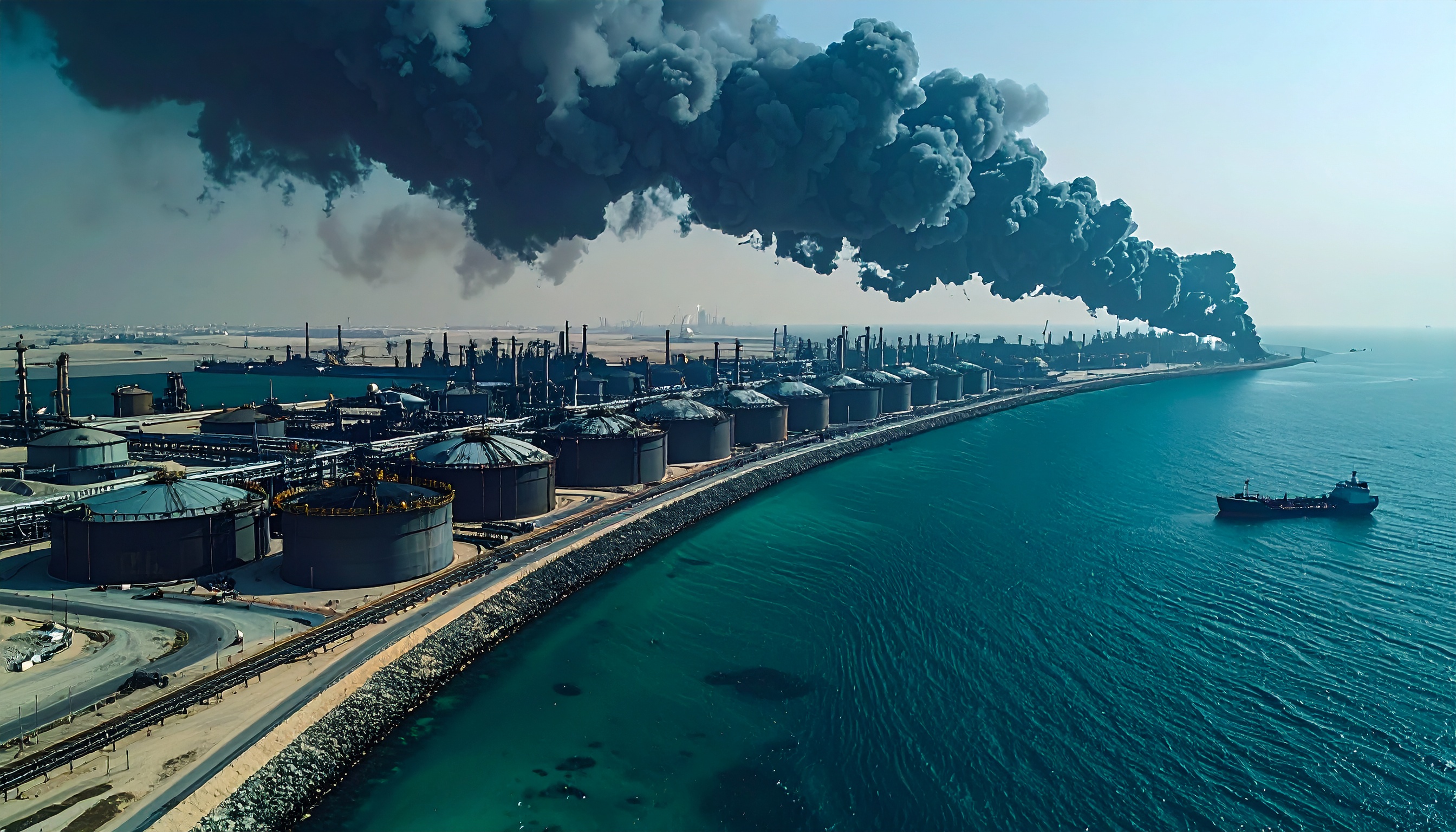 国営カタールエナジーが攻撃でLNG生産中断、世界市場に影響