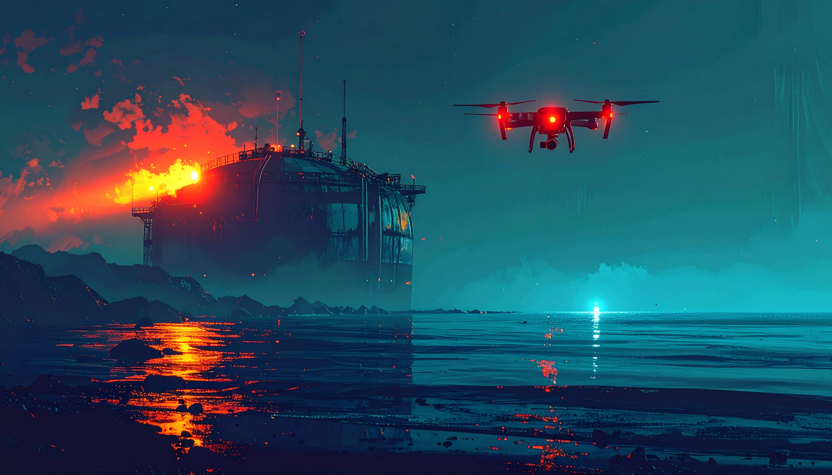 オマーン東部ドゥクム商業港 無人機が燃料タンク標的、死傷なし