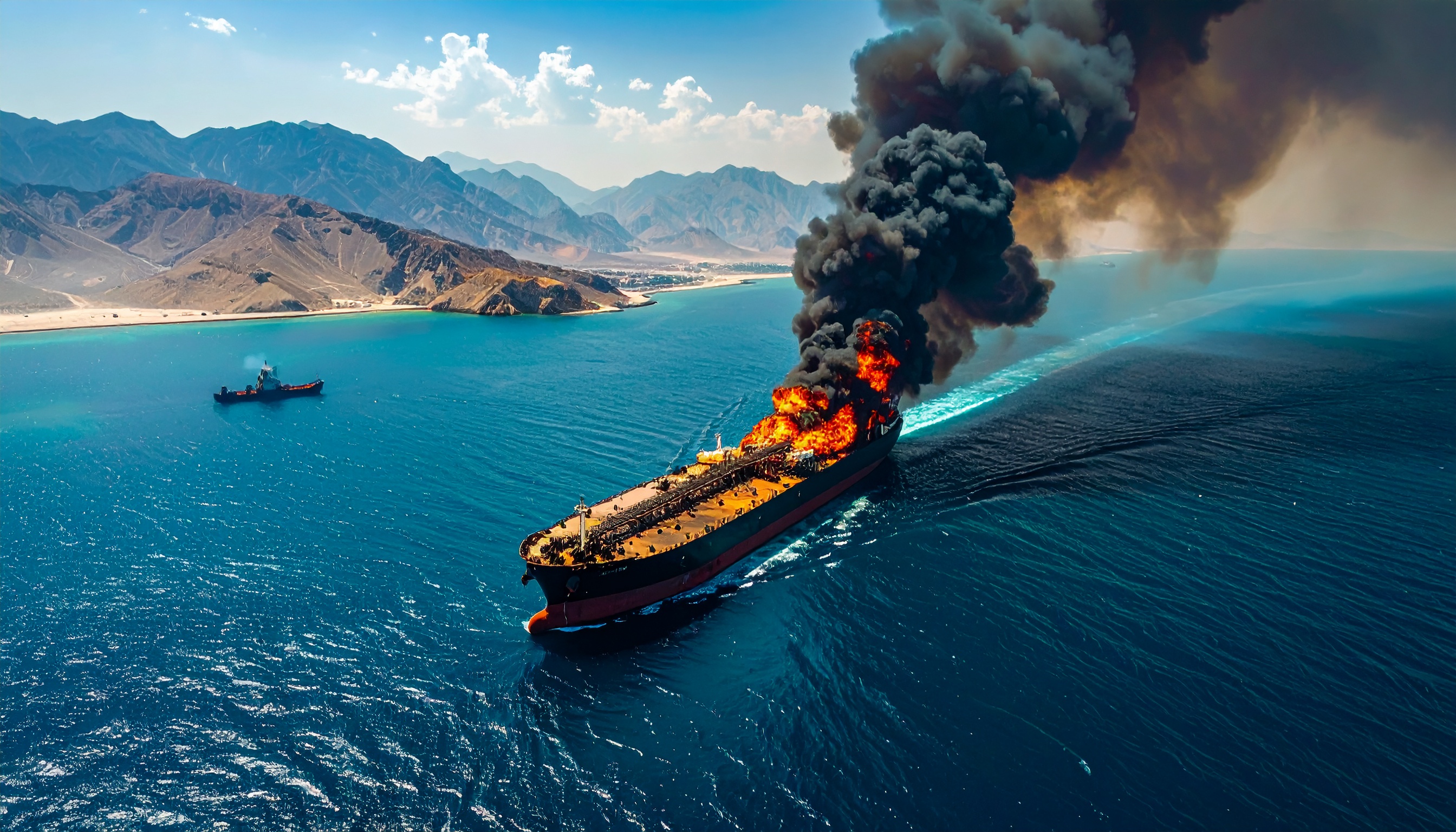 イラン革命防衛隊幹部、イラン沖ホルムズ海峡でタンカー10隻超攻撃と主張