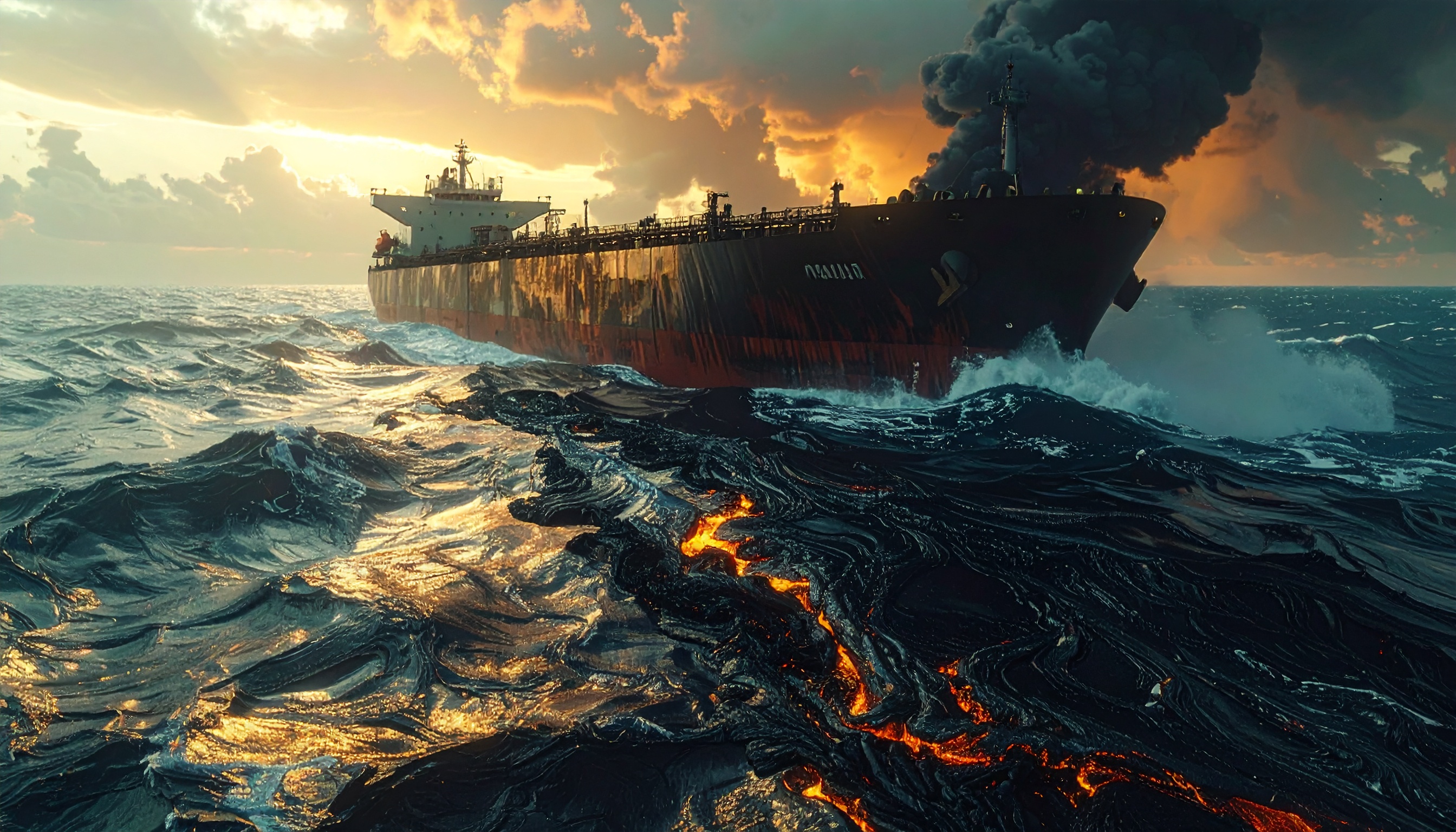 英UKMTOが報告 クウェート沖の錨地でタンカー爆発、原油が海上に流出