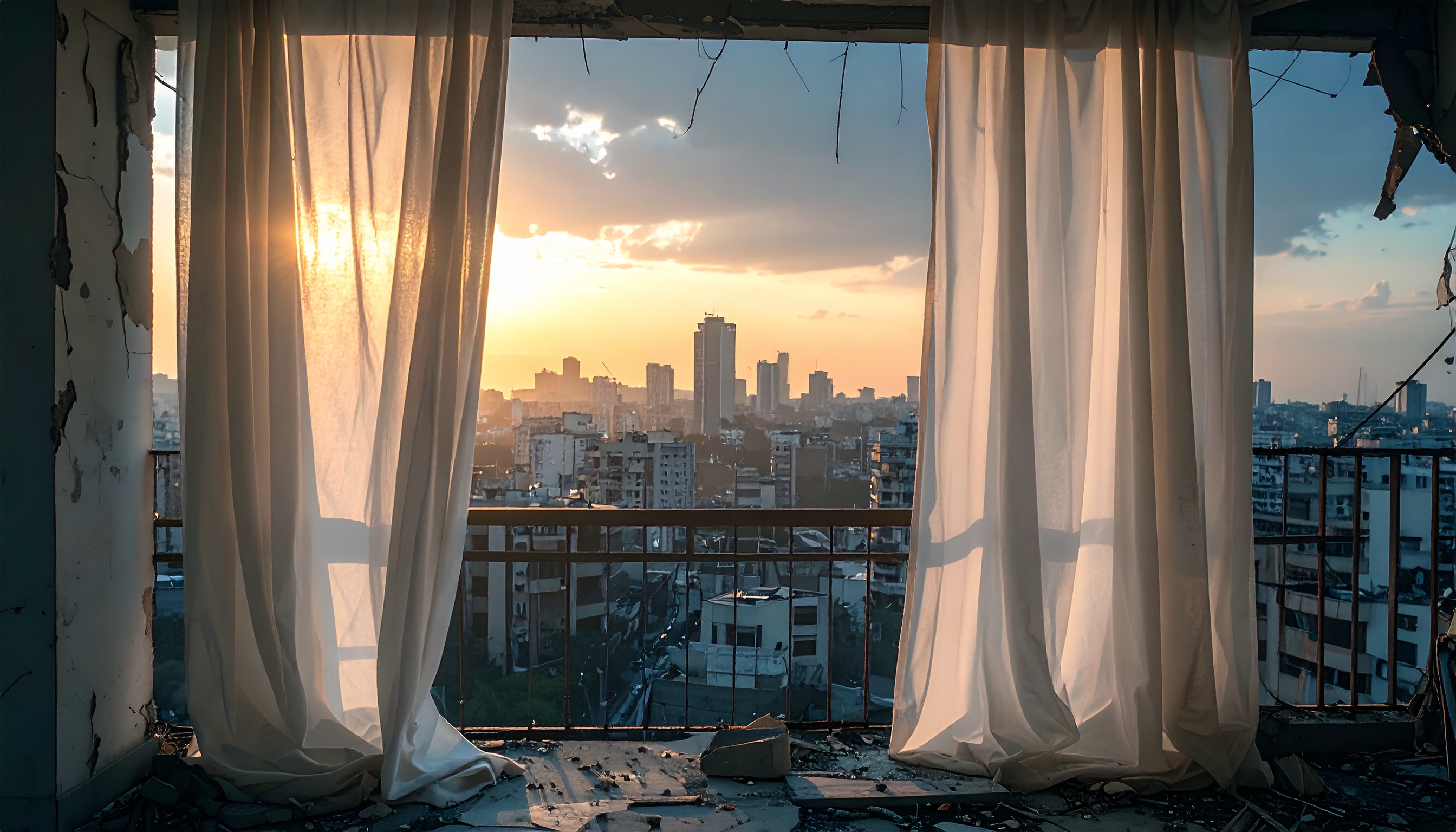 レバノン・ベイルート中心部に拡大 イスラエル軍攻撃で住宅被害