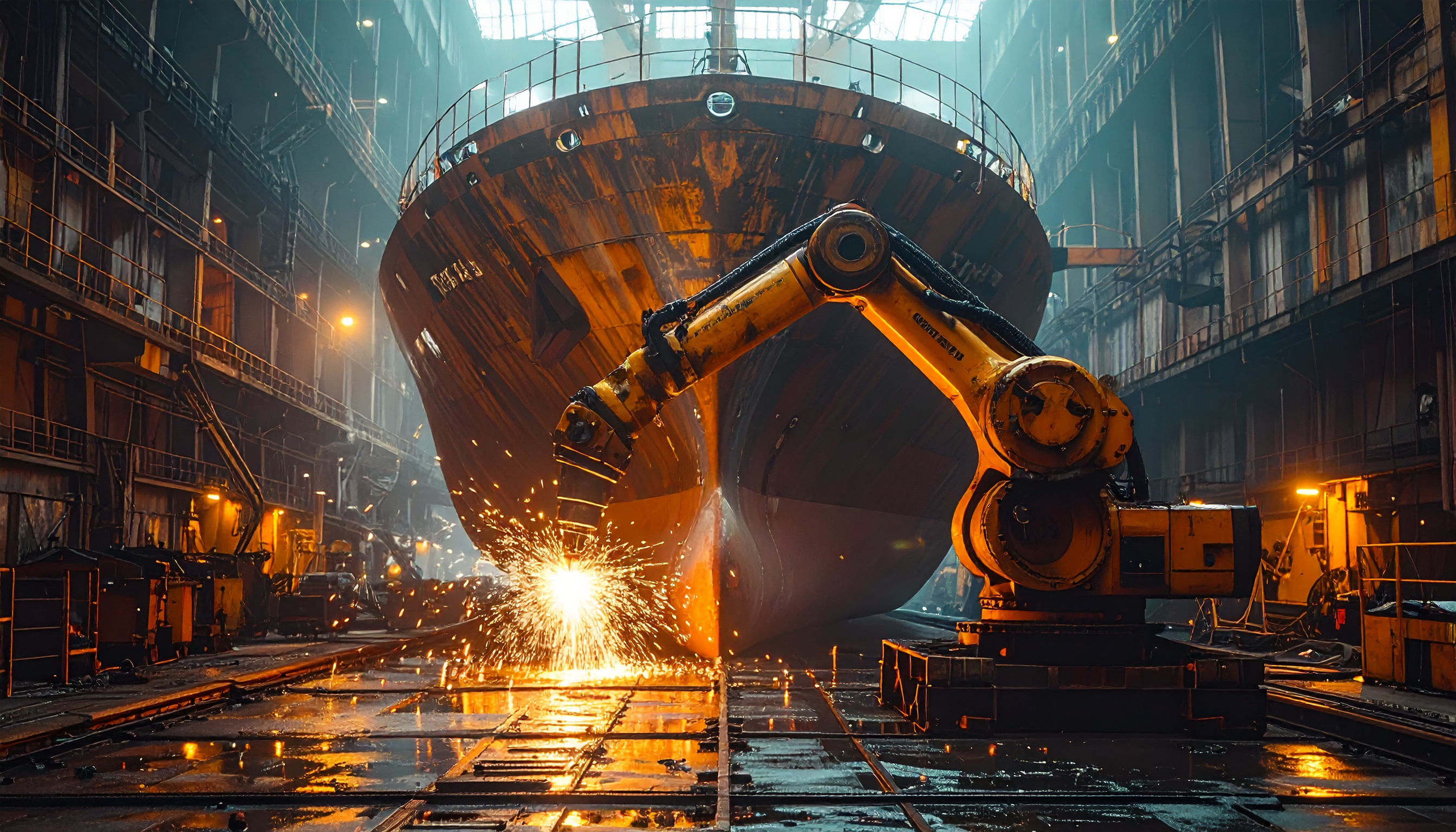 日米両政府 造船でAI・ロボ導入、人材育成含む1億ドル共同事業へ