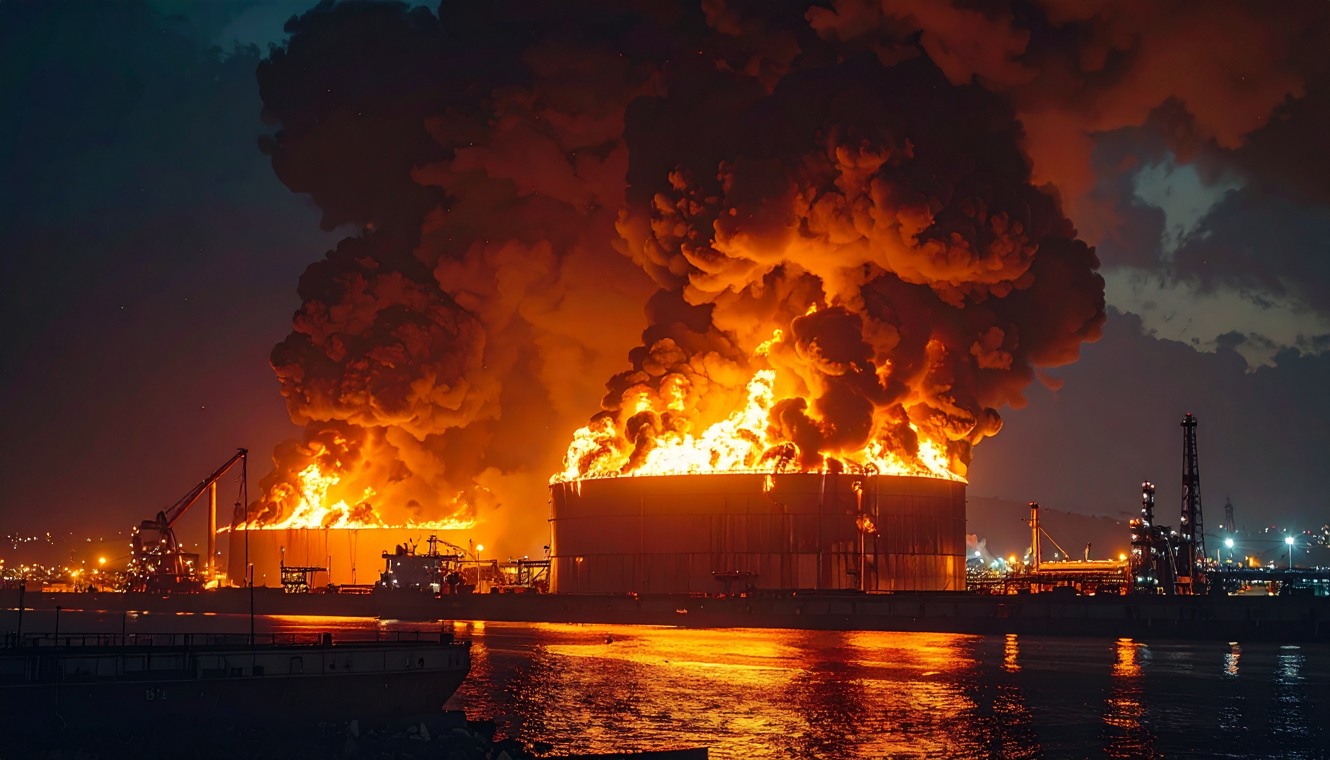 ウクライナ無人機攻撃でロシア・バルト海沿岸の両主要石油港が火災、出荷停止