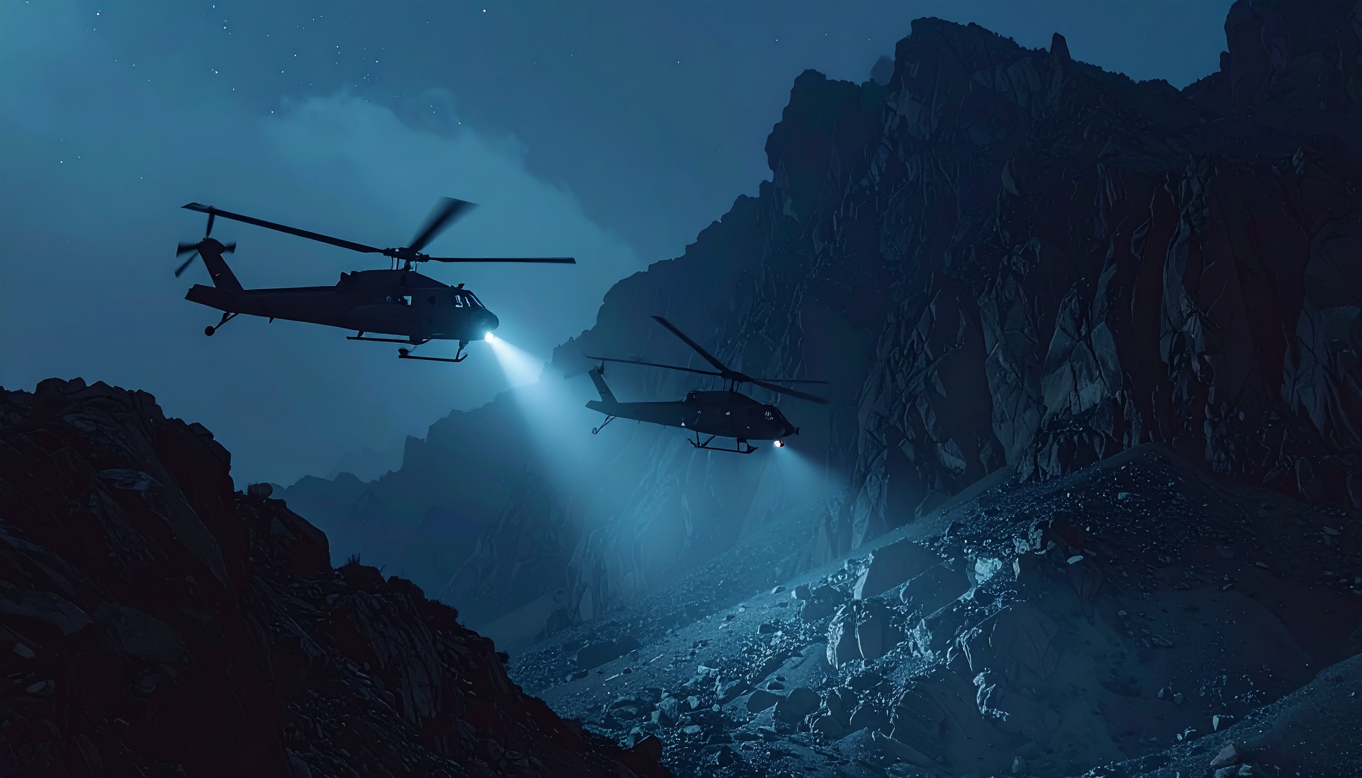 イラン上空で米軍ブラックホーク2機が攻撃受け、けが人なし