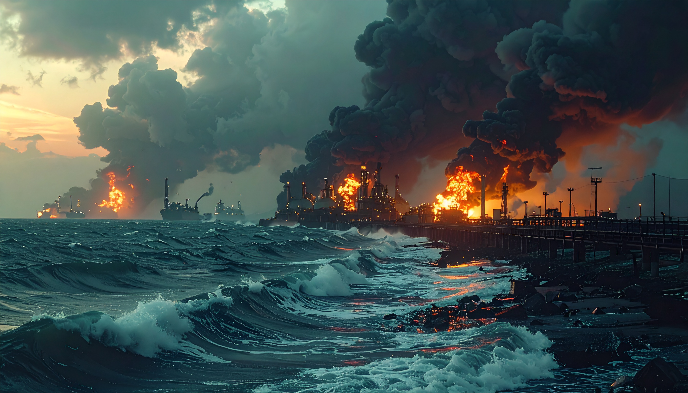 ロシア国防省、黒海ノボロシースク近郊のCPC関連設備が損傷