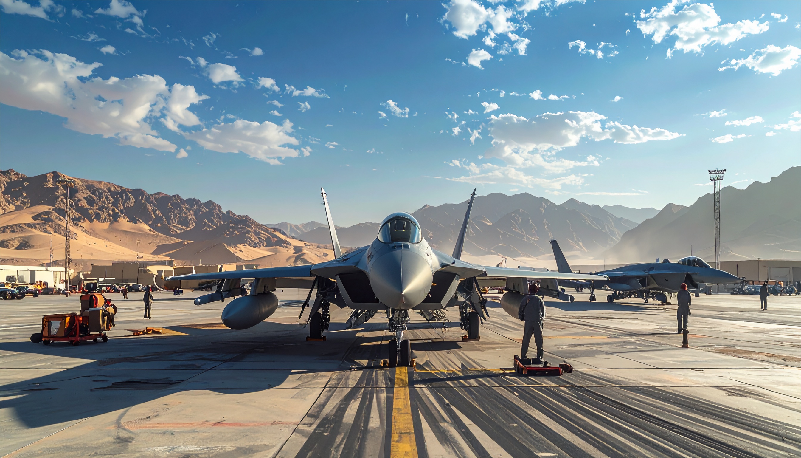 サウジアラビア東部空軍基地にパキスタン戦闘機と支援機が到着