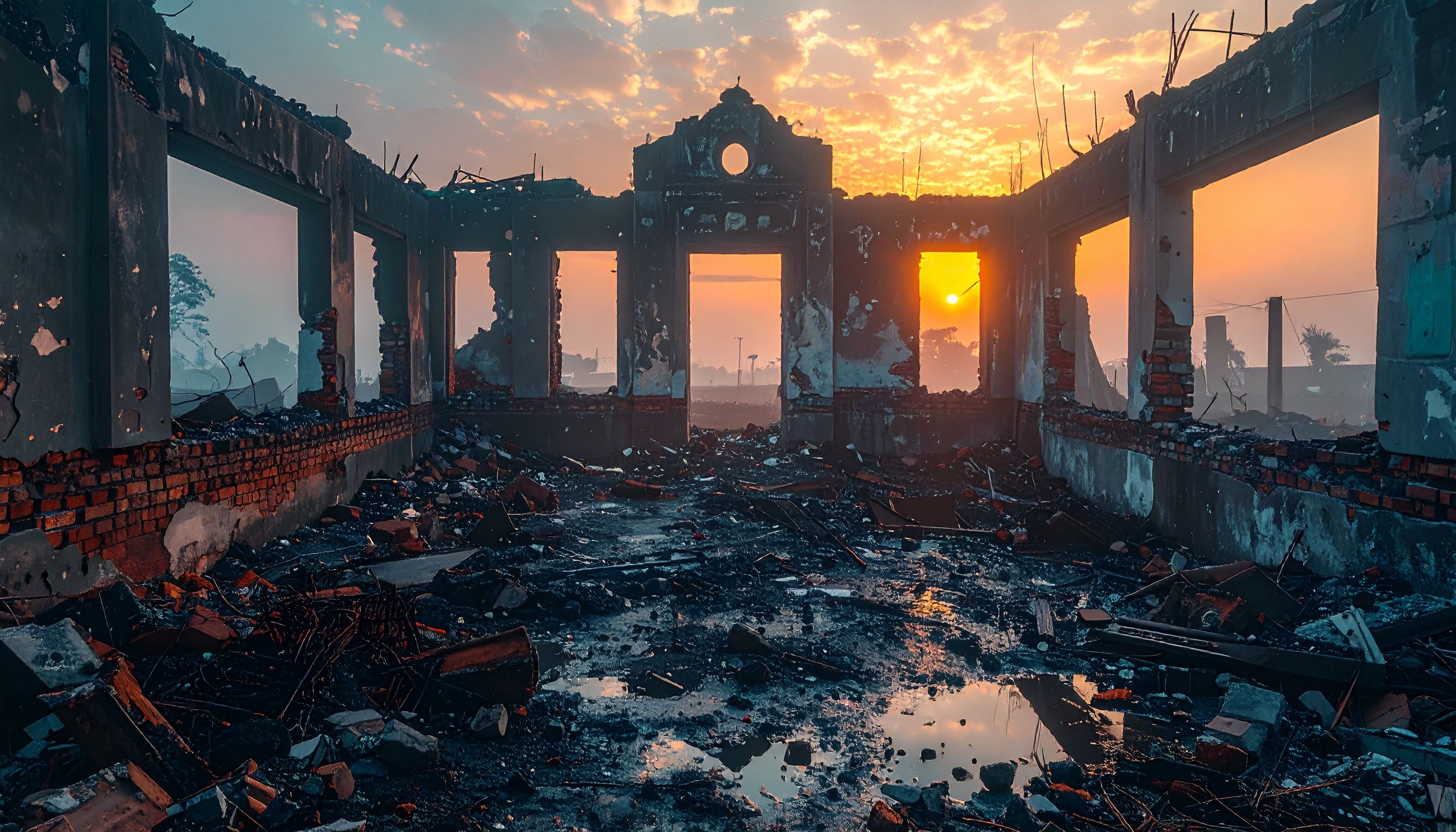 バングラデシュ西部クシュティア県で霊的指導者襲撃死、施設も放火