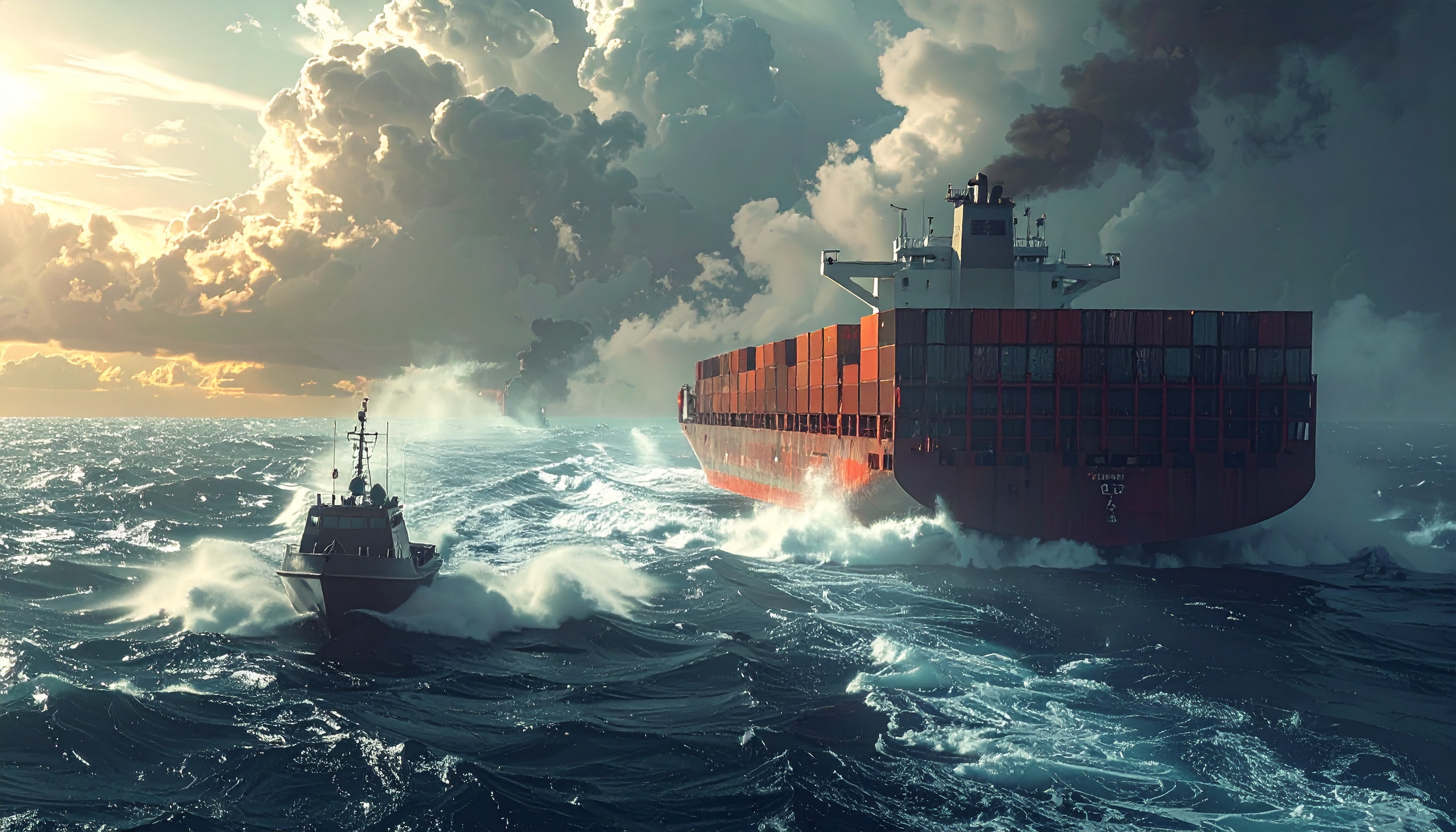 オマーン北東沖でコンテナ船銃撃 IRGC武装ボートが接近