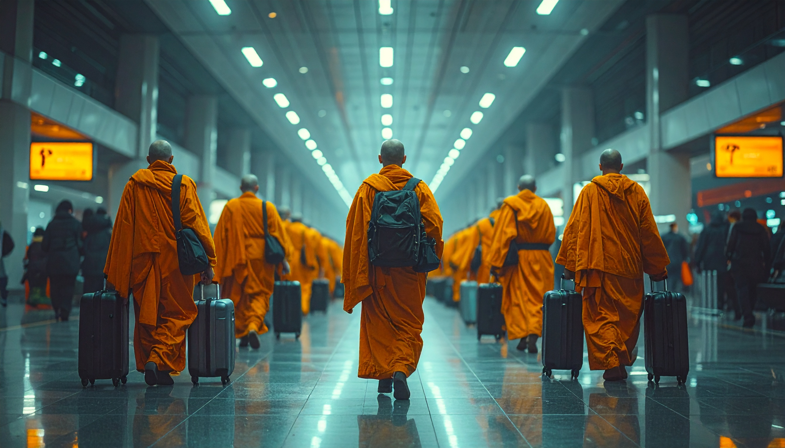 スリランカ警察、国際空港で僧衣姿22人逮捕 大麻系112キロ押収