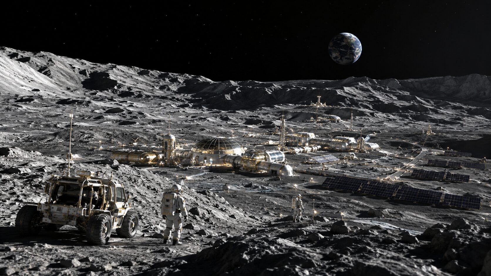 米航空宇宙局、月面南極拠点を3段階整備 2032年以降に持続滞在