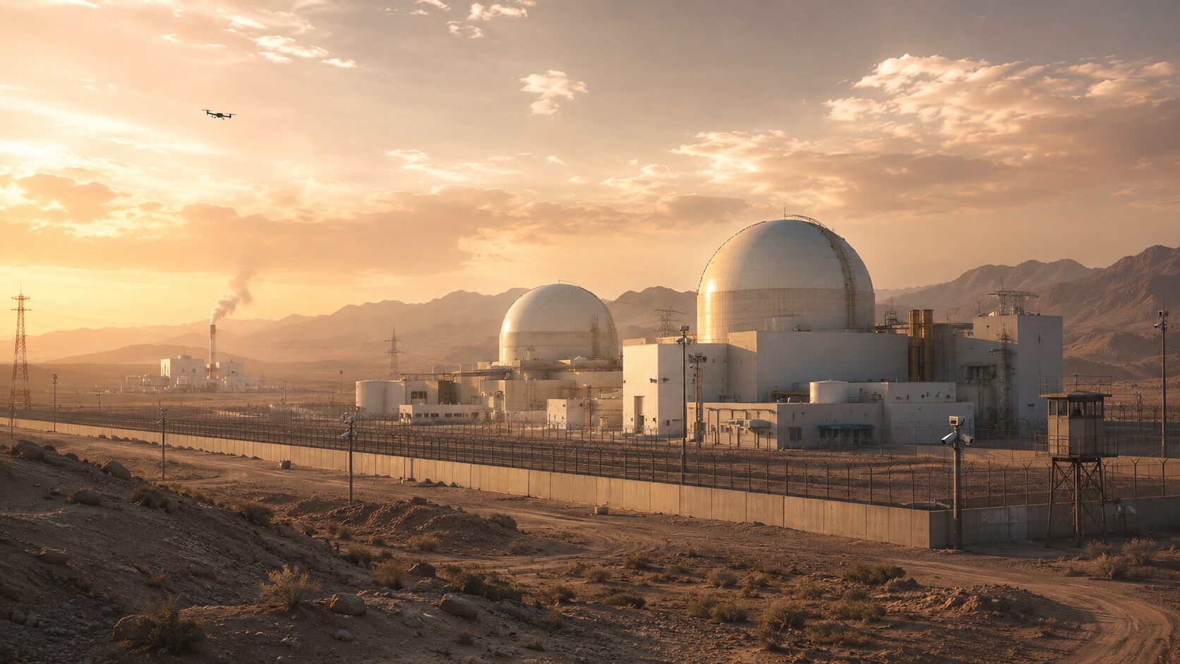 UAE政府、西部バラカ原発で無人機命中、発電機火災発生